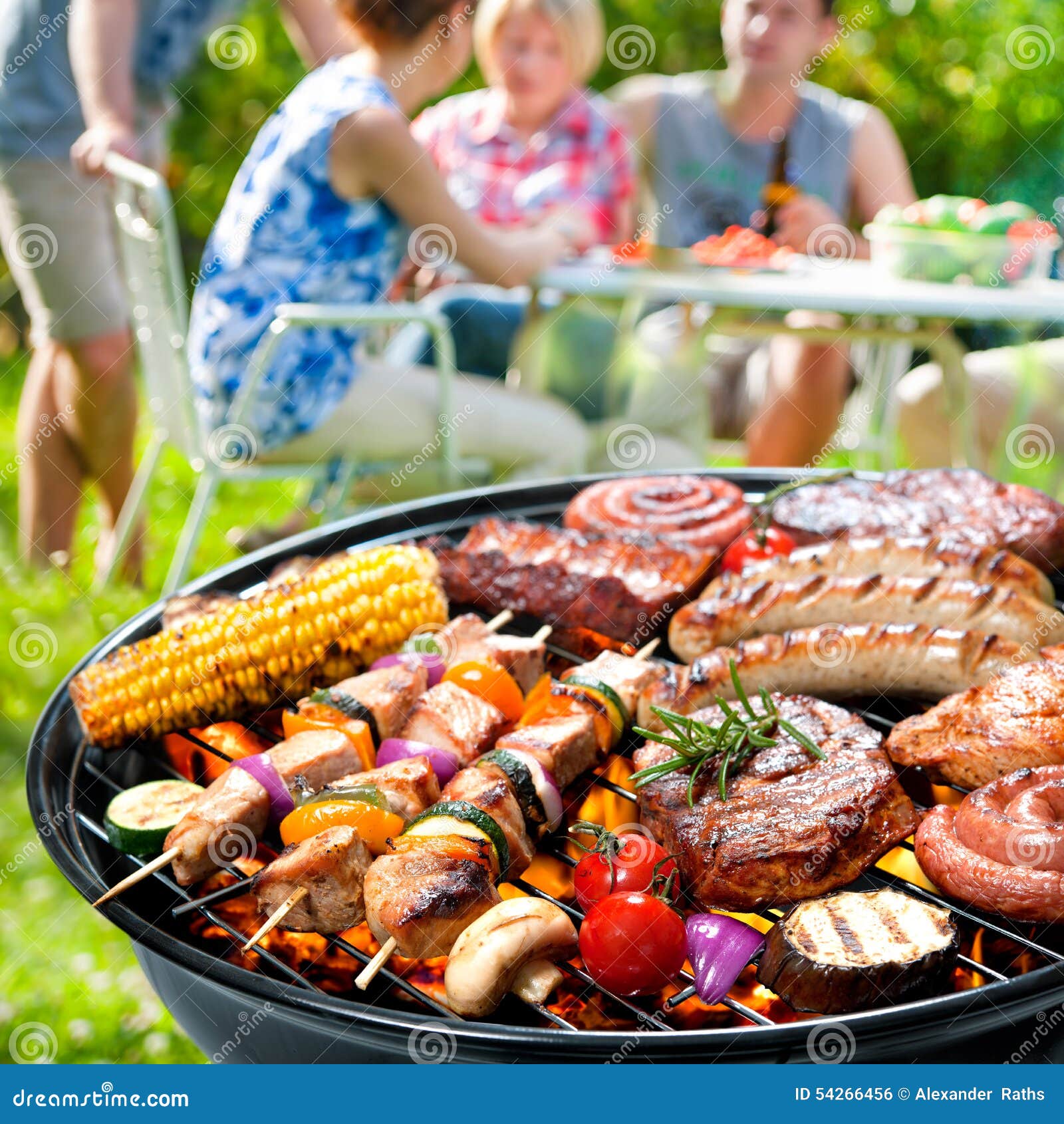 Barbecue party stock photo. Image of outdoor, eating - 54266456