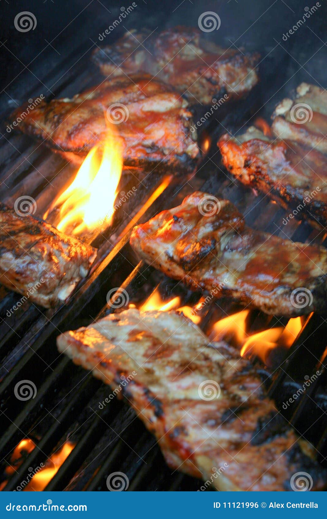 Barbecue Ribs for the Family Meals Stock Photo Image of grillmarks