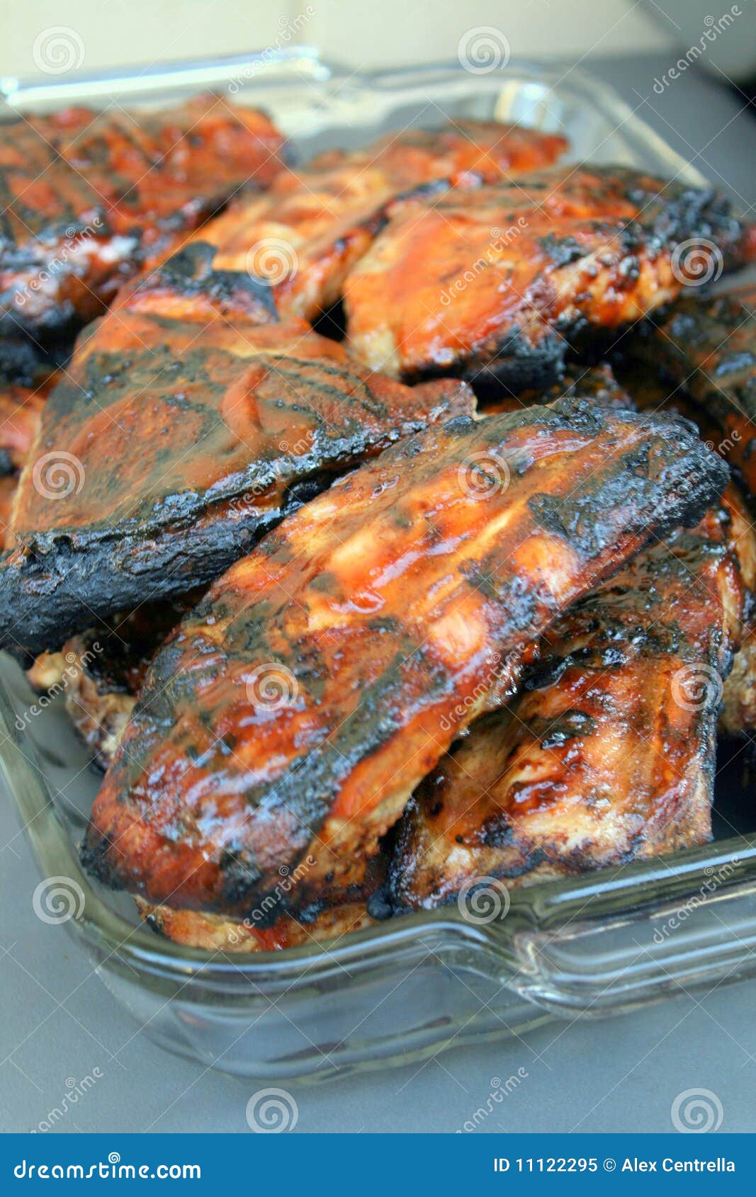 Barbecue Ribs for the Family Meals Stock Image Image of charbroil