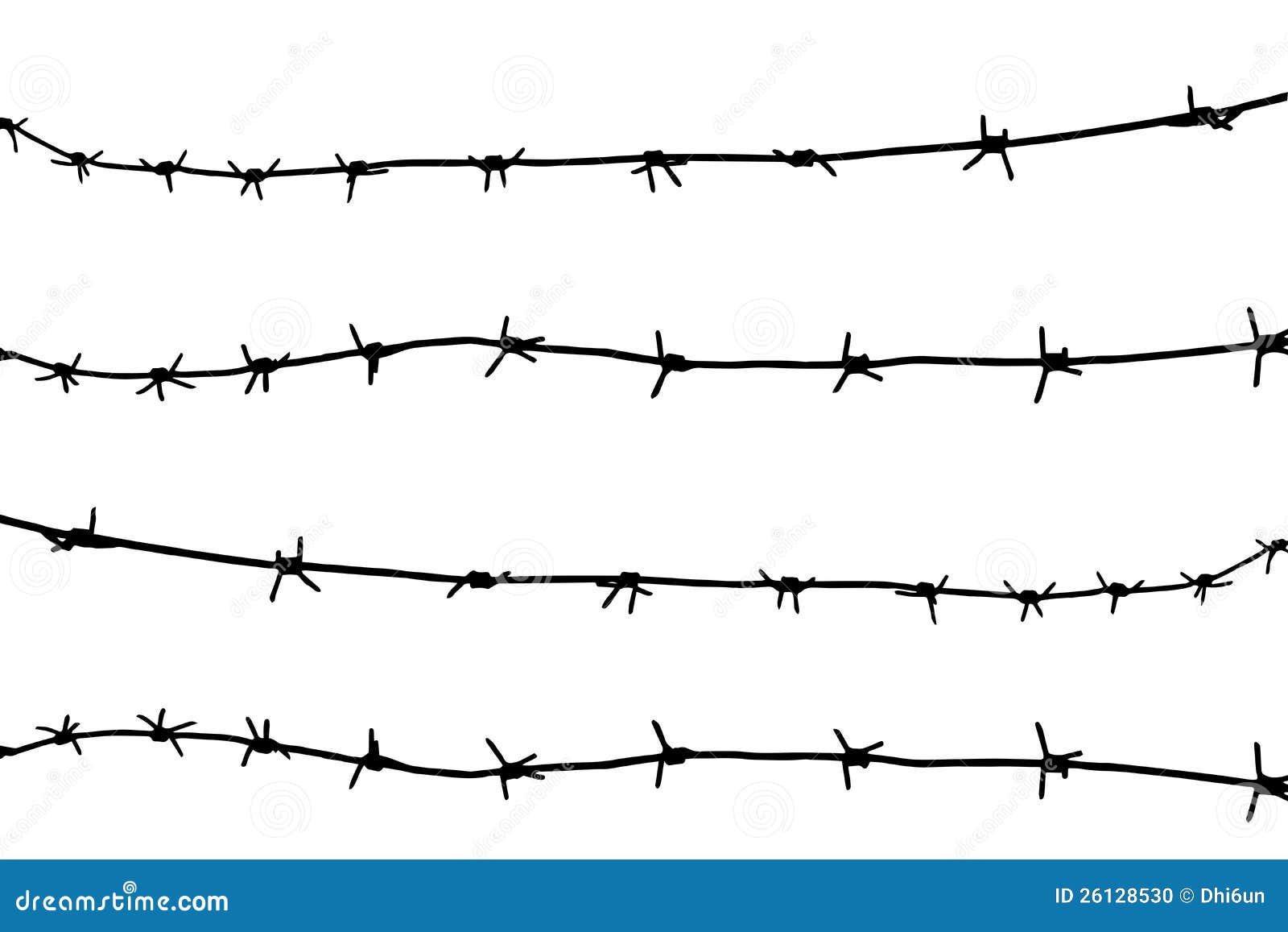 barbed wire fence