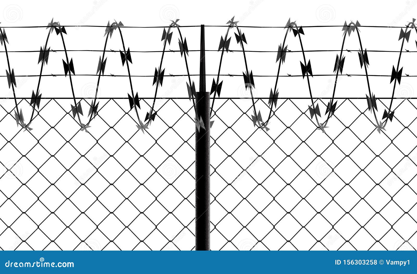 Barbed wire fence drawing deals