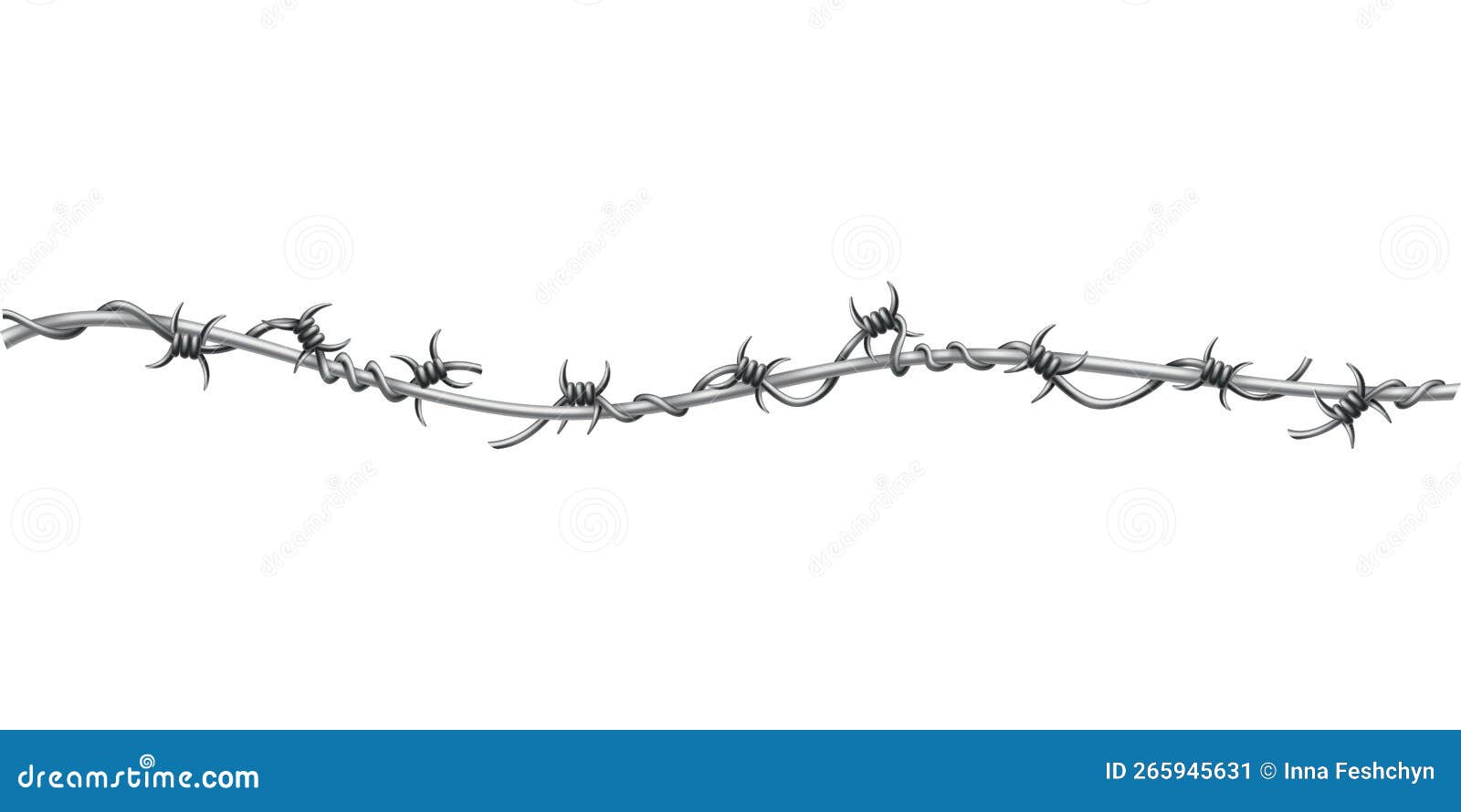 barbed wire. fencing strong sharply pointed , twisted around, art pattern. industrial barbwire, protection