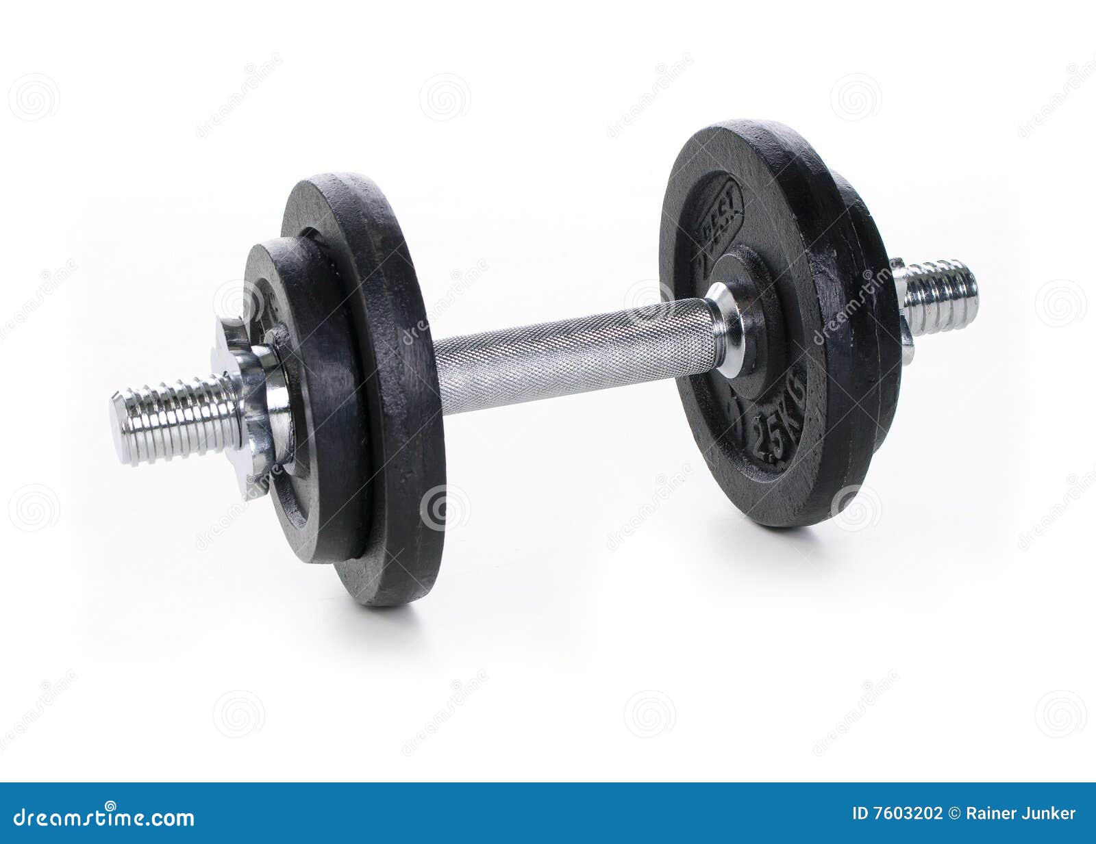 Barbell stock photo. Image of white, health, metal, power 7603202