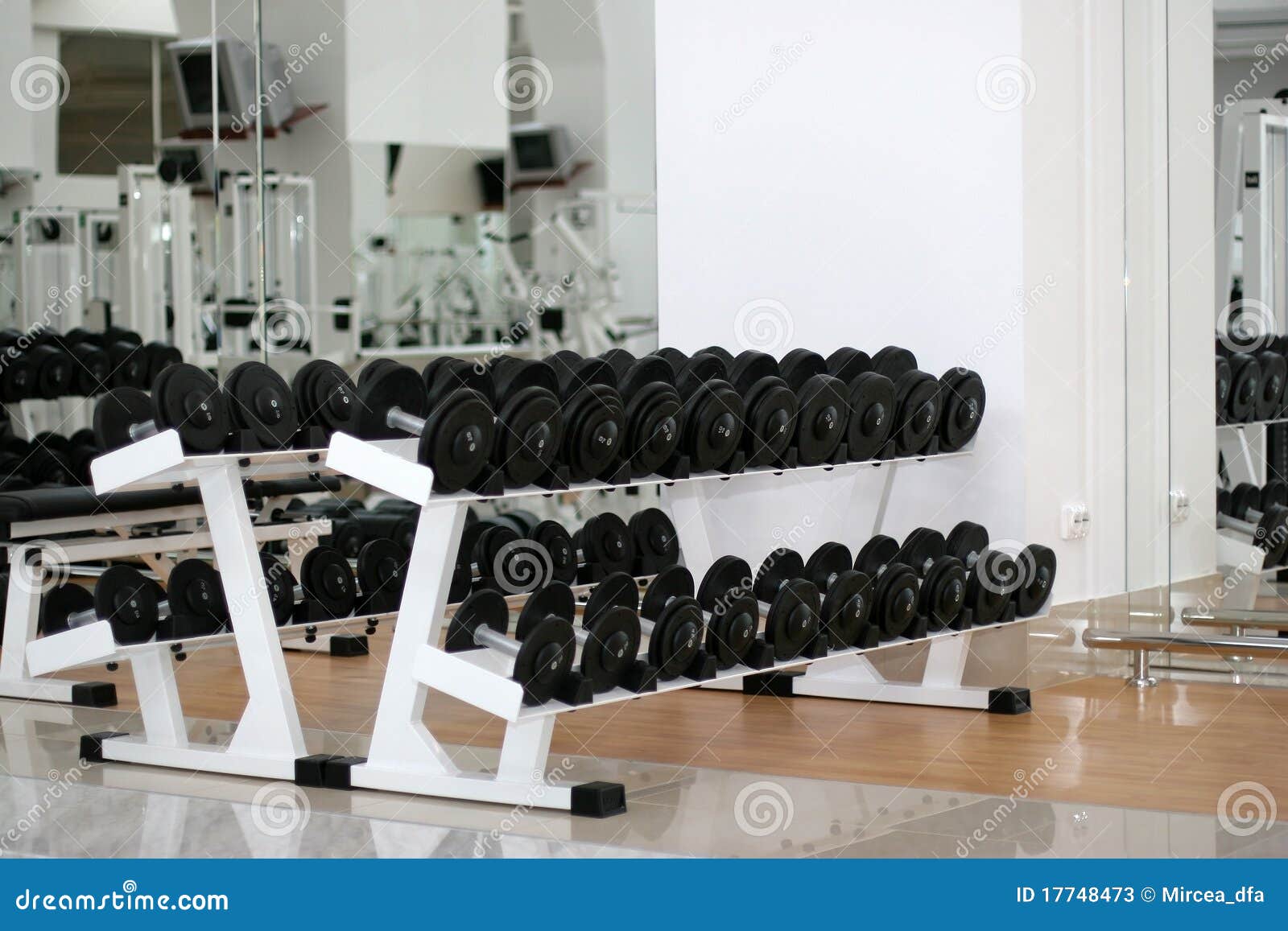 Barbell gym stock image. Image of heavy, white, grip 17748473