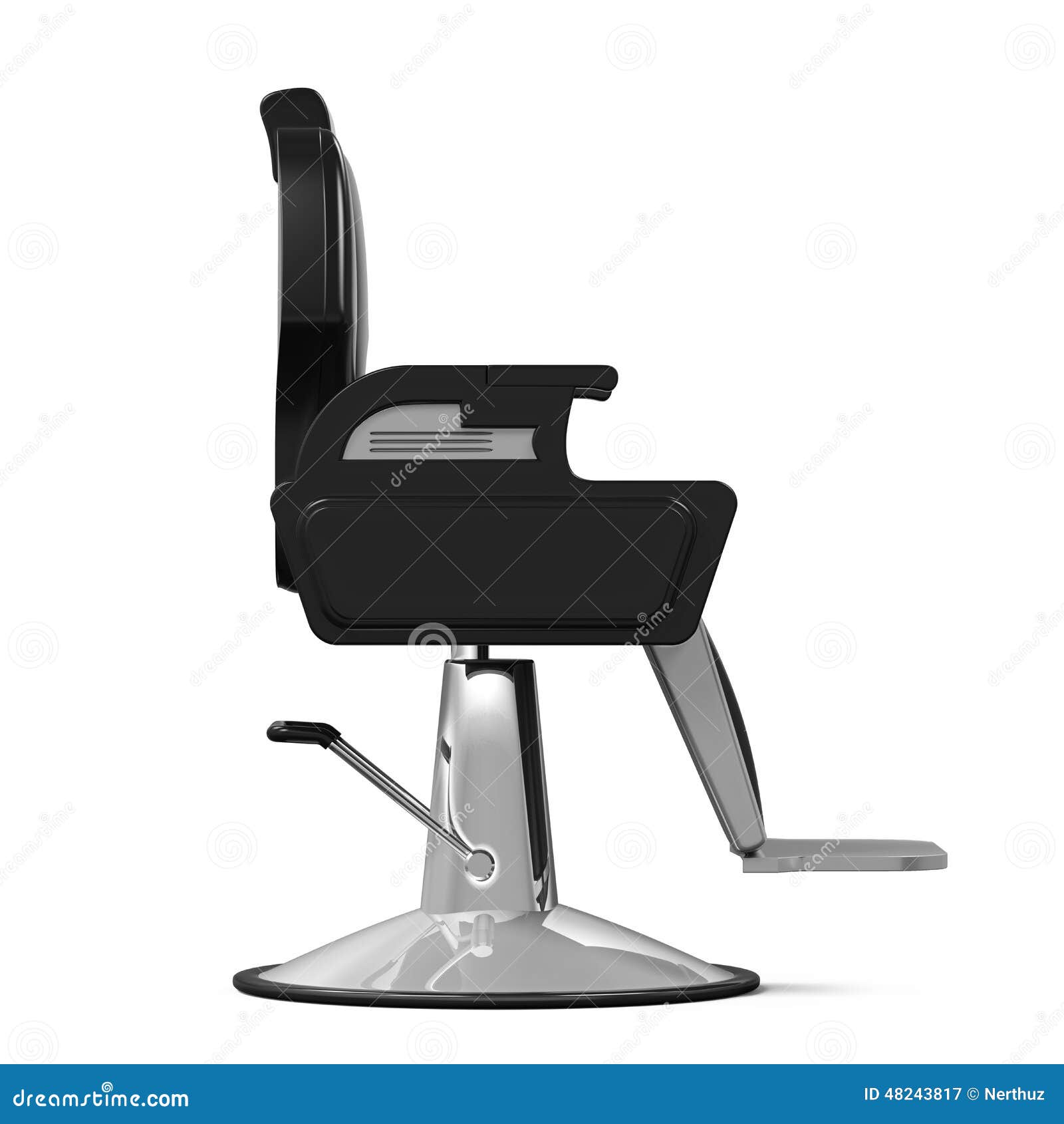 Barber Chair Isolated stock illustration. Illustration of care 48243817
