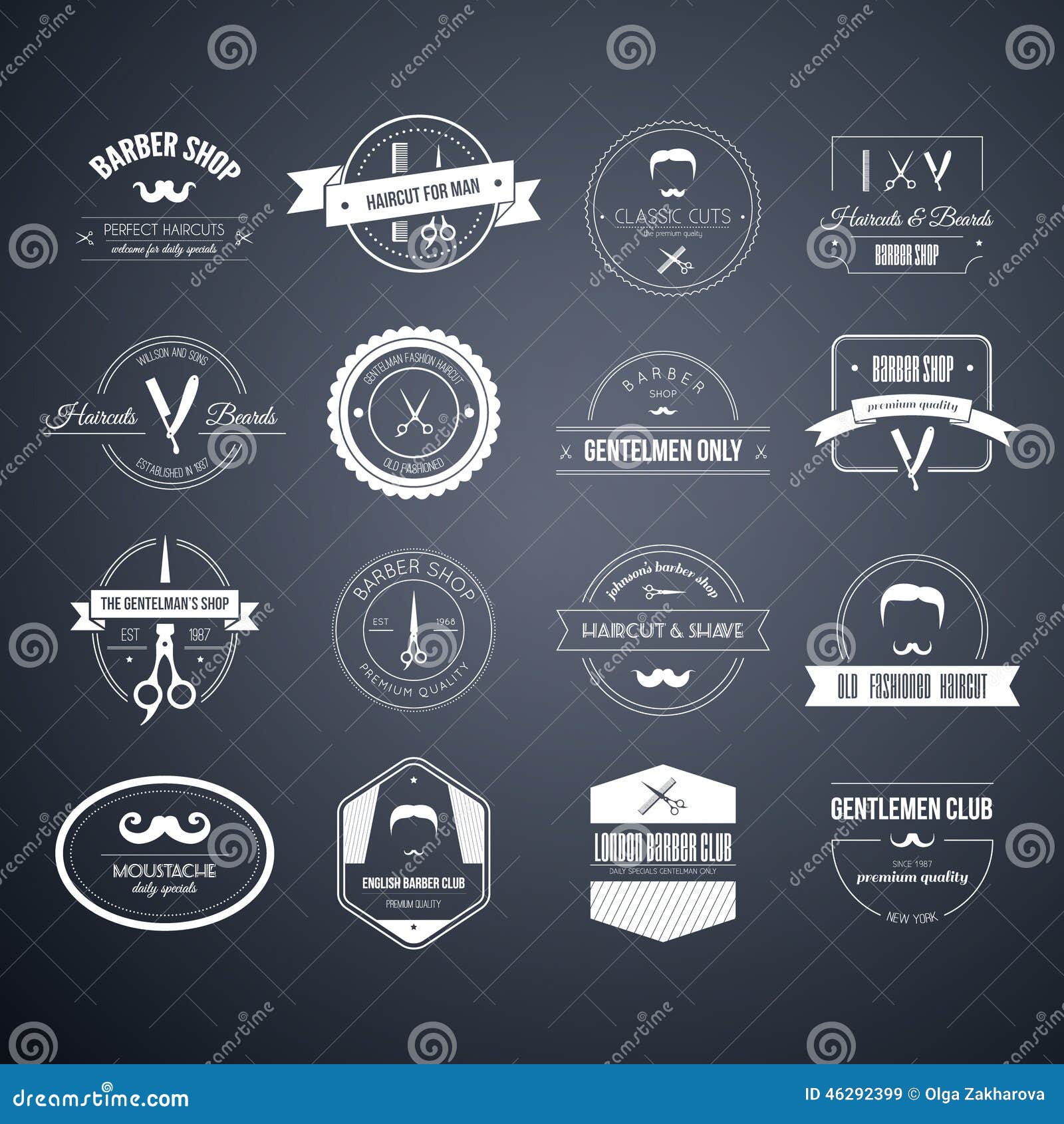 Barber Logos Stock Illustration Illustration Of Manly