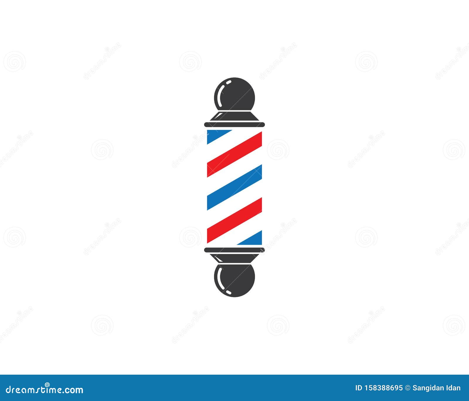 Download Barber Pole Icon Vector Illlustration Stock Vector ...