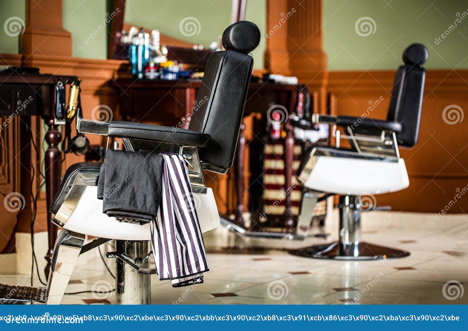 Armchair Banner. Modern Hairdresser And Hair Salon, Barber