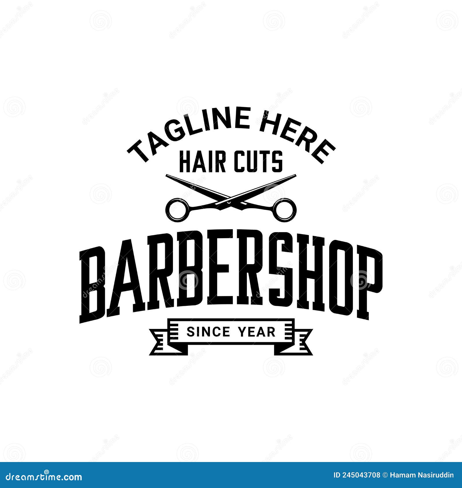 Barbershop logos stock vector. Illustration of antique - 245043708