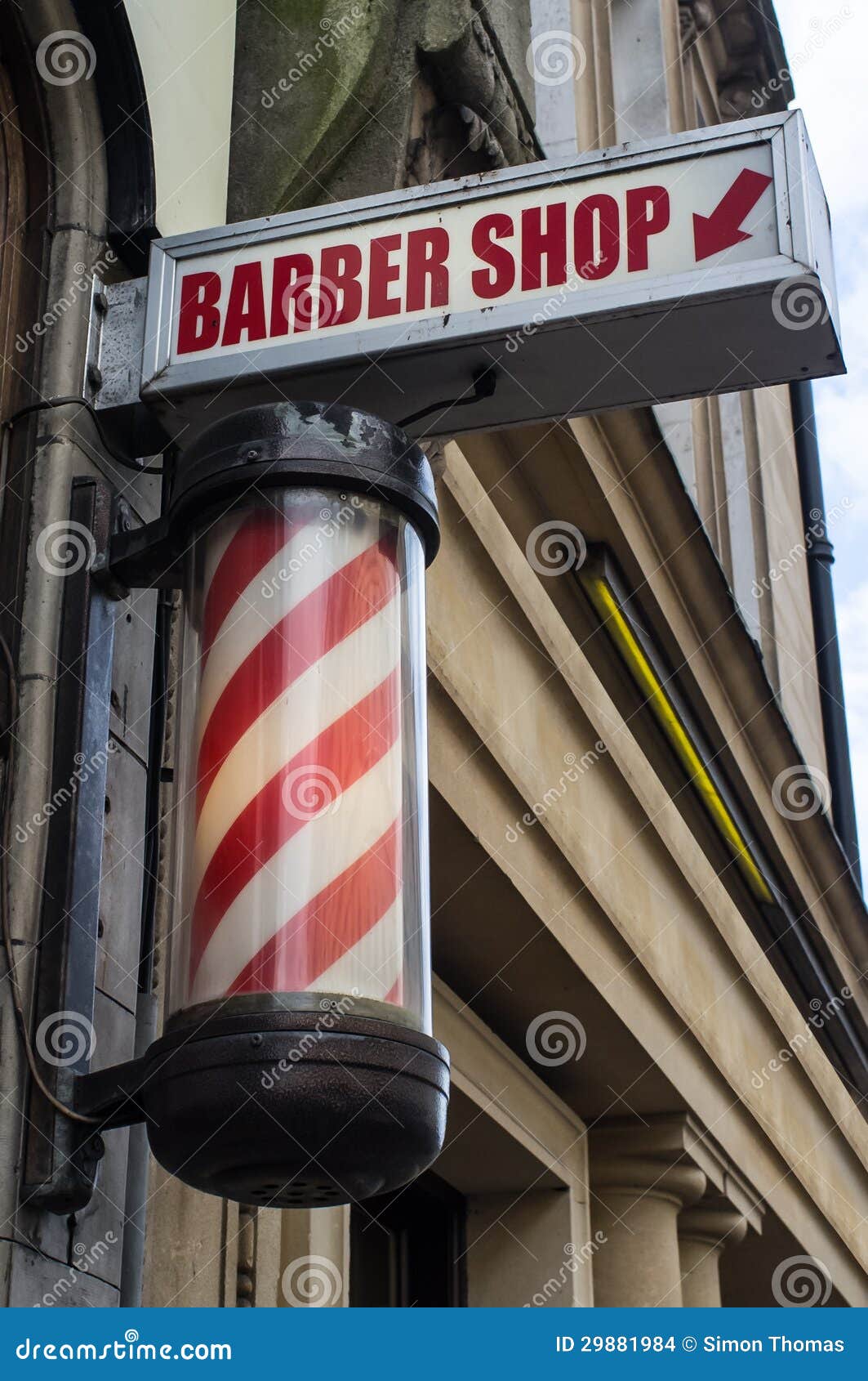 Barber Shop stock photo. Image of shampoo, pole, stripes 