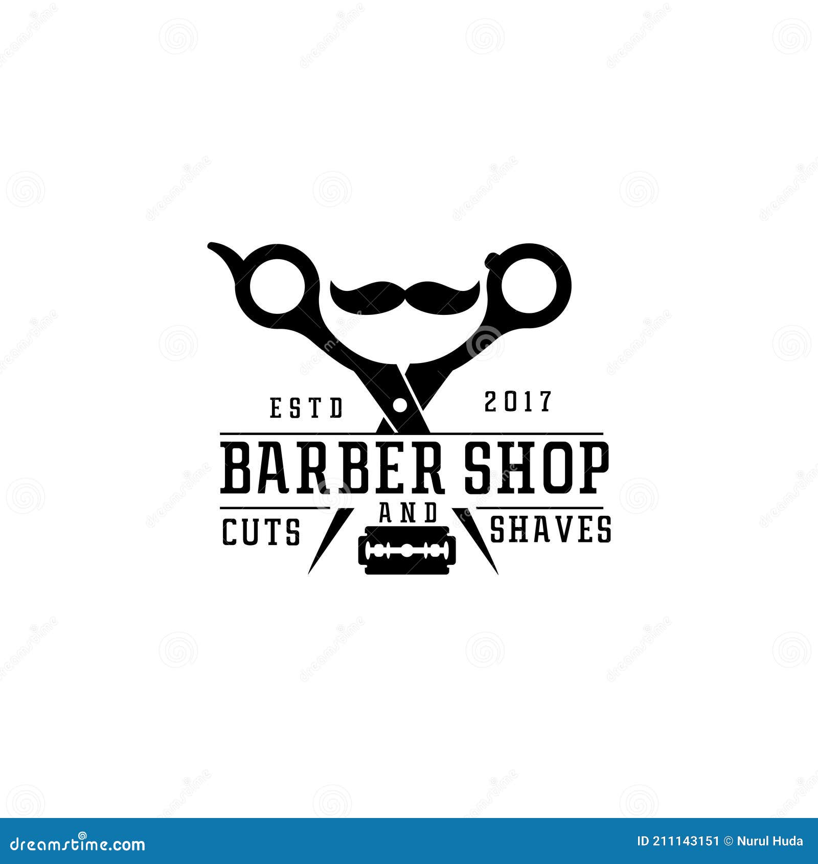 Barbershop Simple Minimalist Logo Design Modern Vector,hairstyle,salon ...