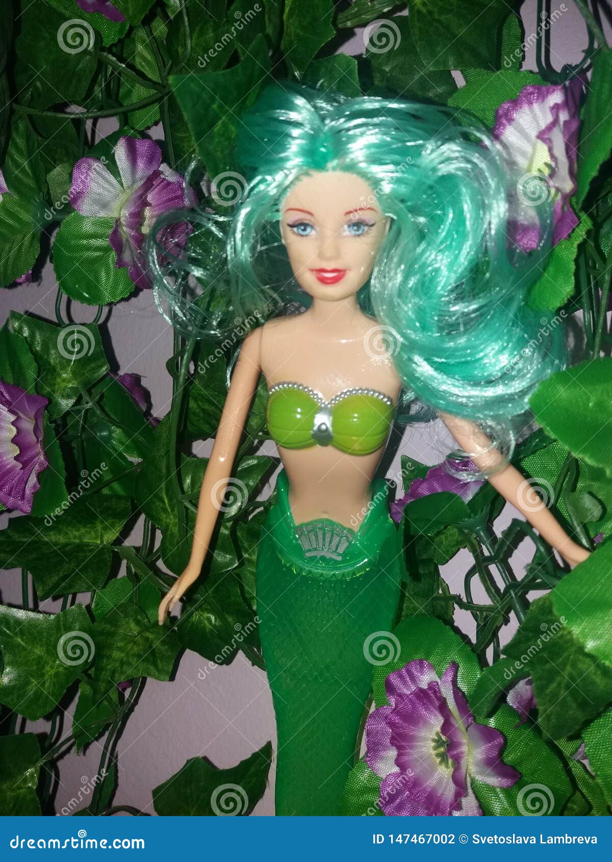 Download Barbie Doll. Mermaid. Flowers Editorial Photography ...