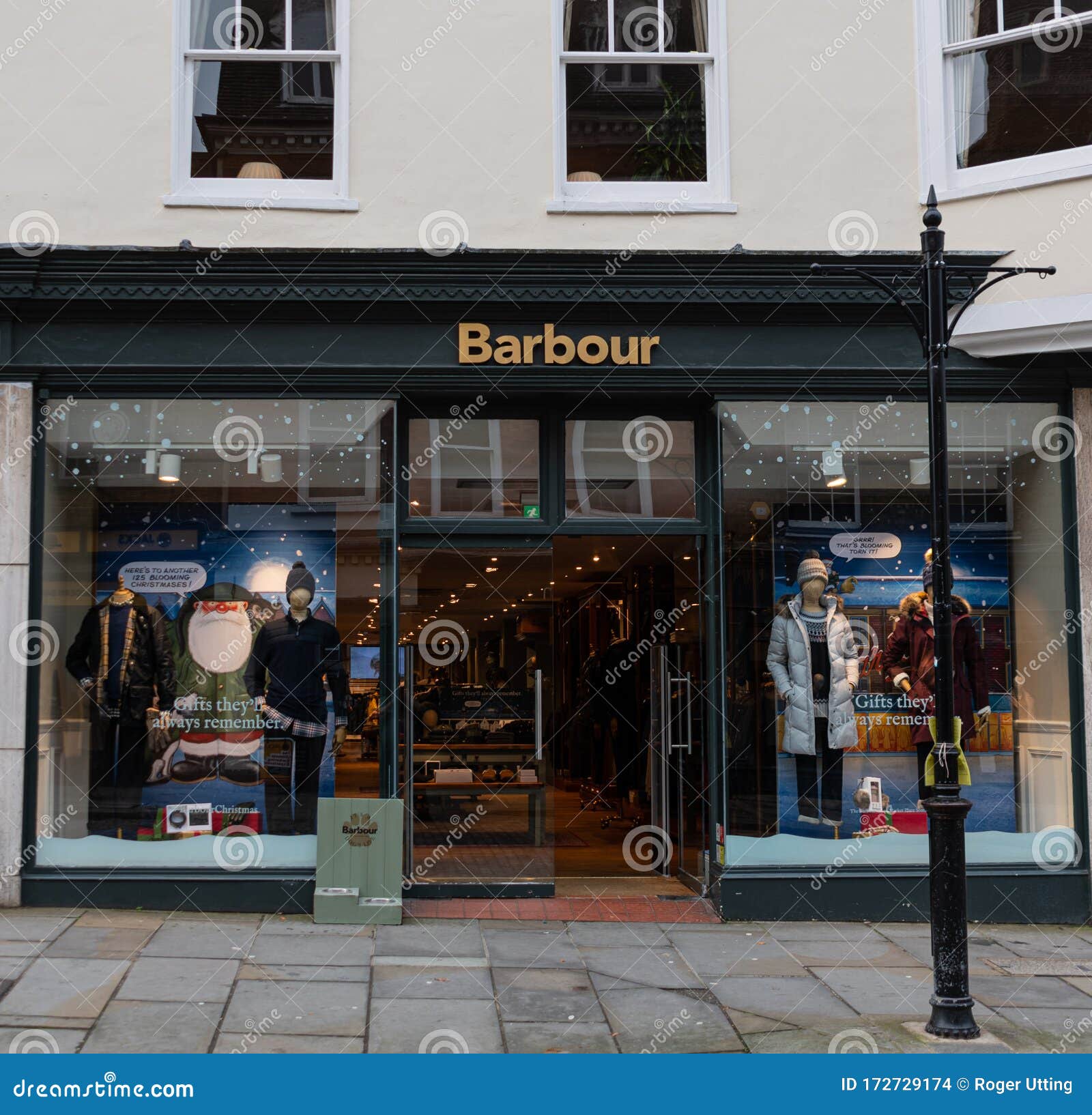 Barbour store Guildford editorial stock image. Image of united - 172729174