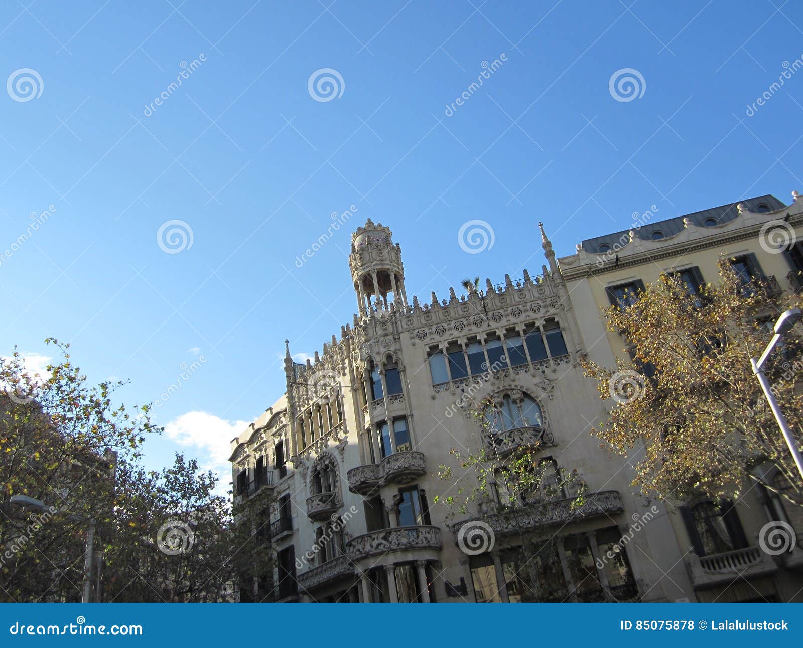 Barcelona Famous Building stock photo. Image of landscape - 85075878