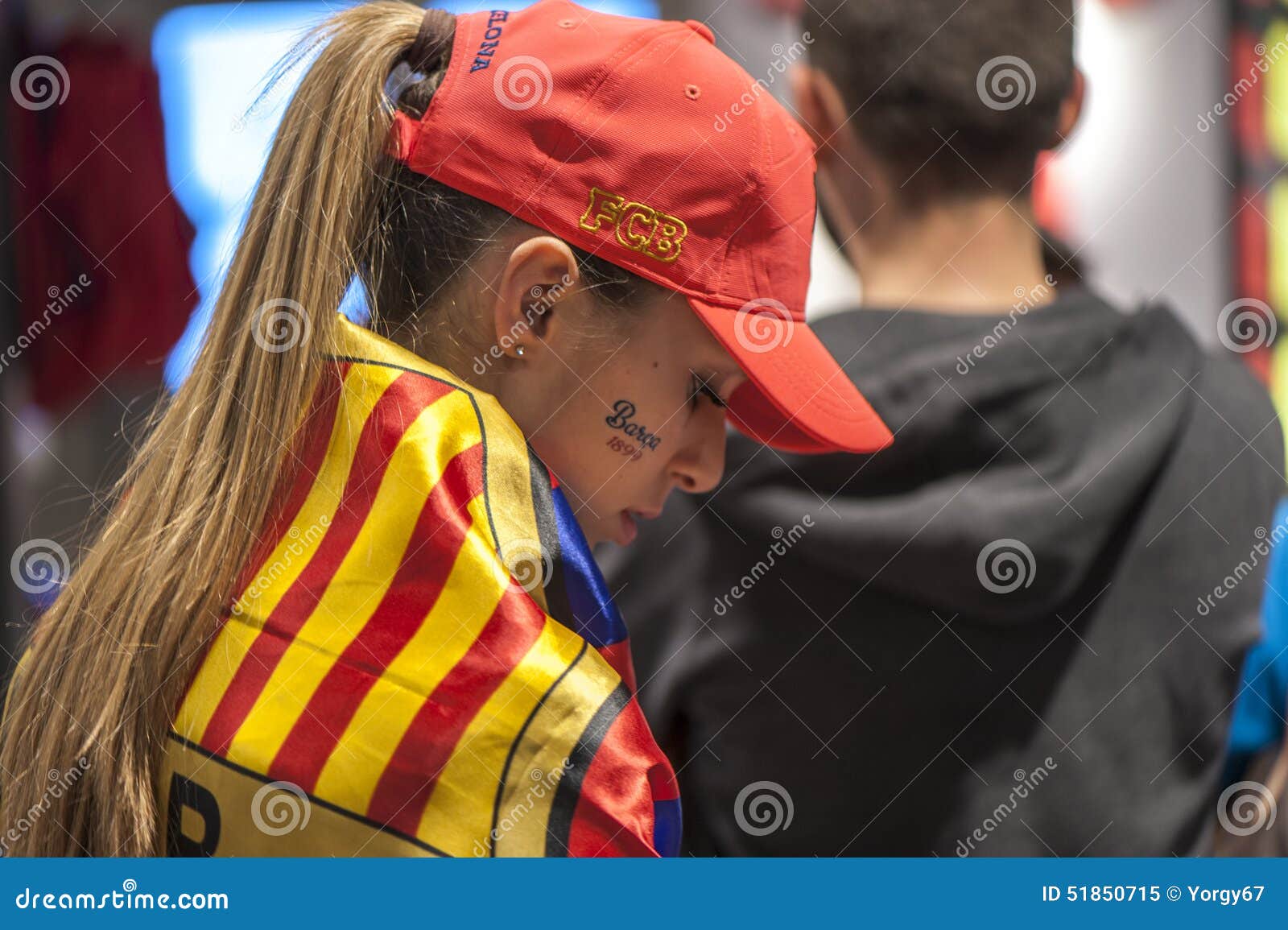 Barcelona girl fans