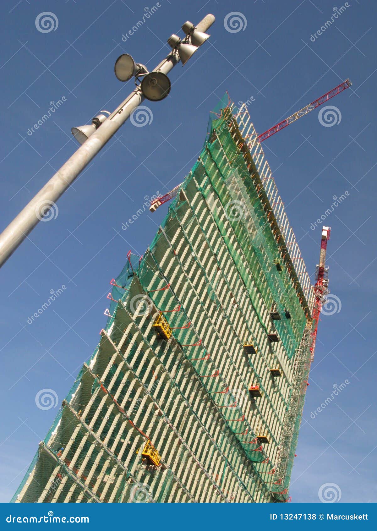 barcelona high rise under construction
