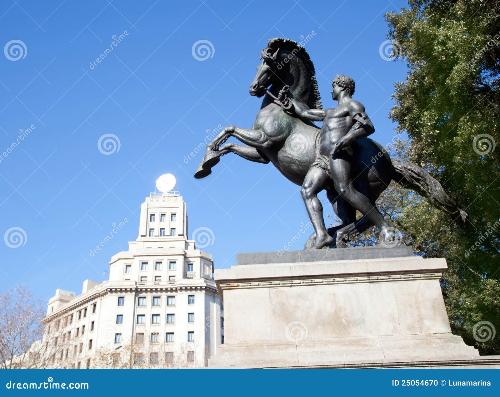 barcelona placa de catalunya plaza de cataluna