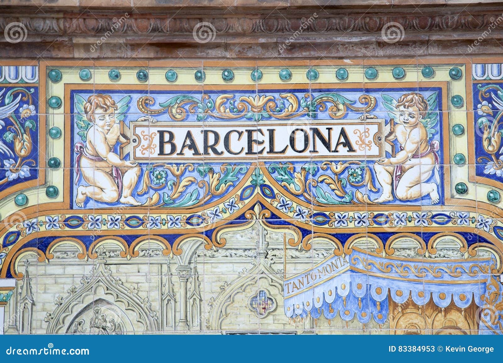 barcelona, plaza de espana; seville