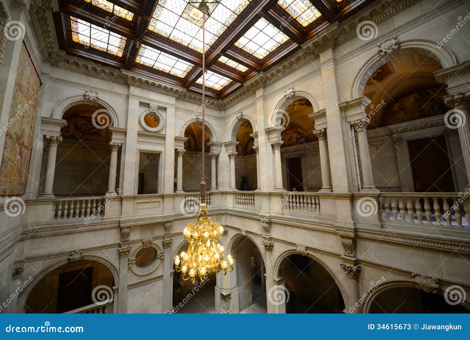 barcelona's town hall, barcelona, spain