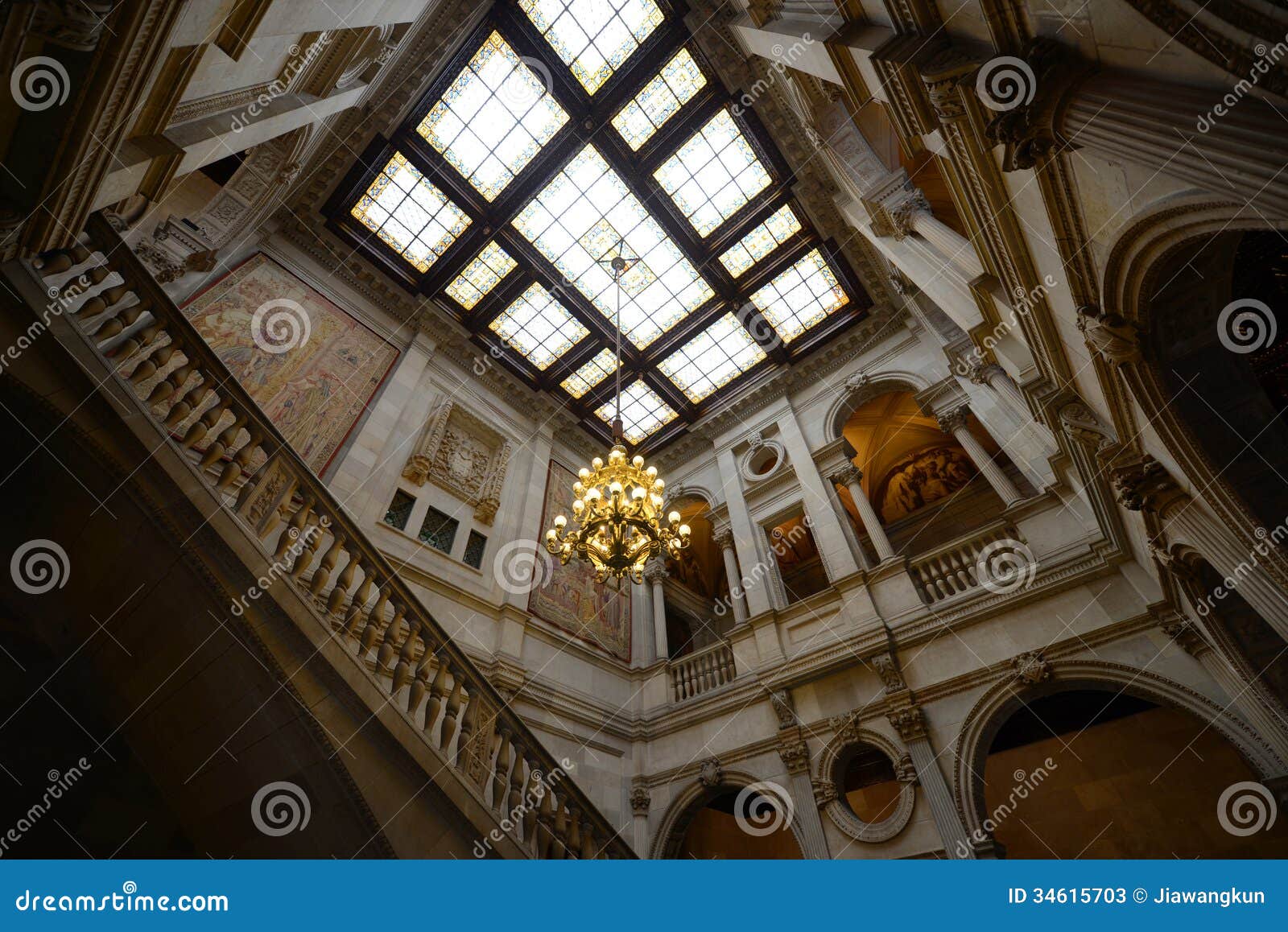 barcelona's town hall, barcelona, spain