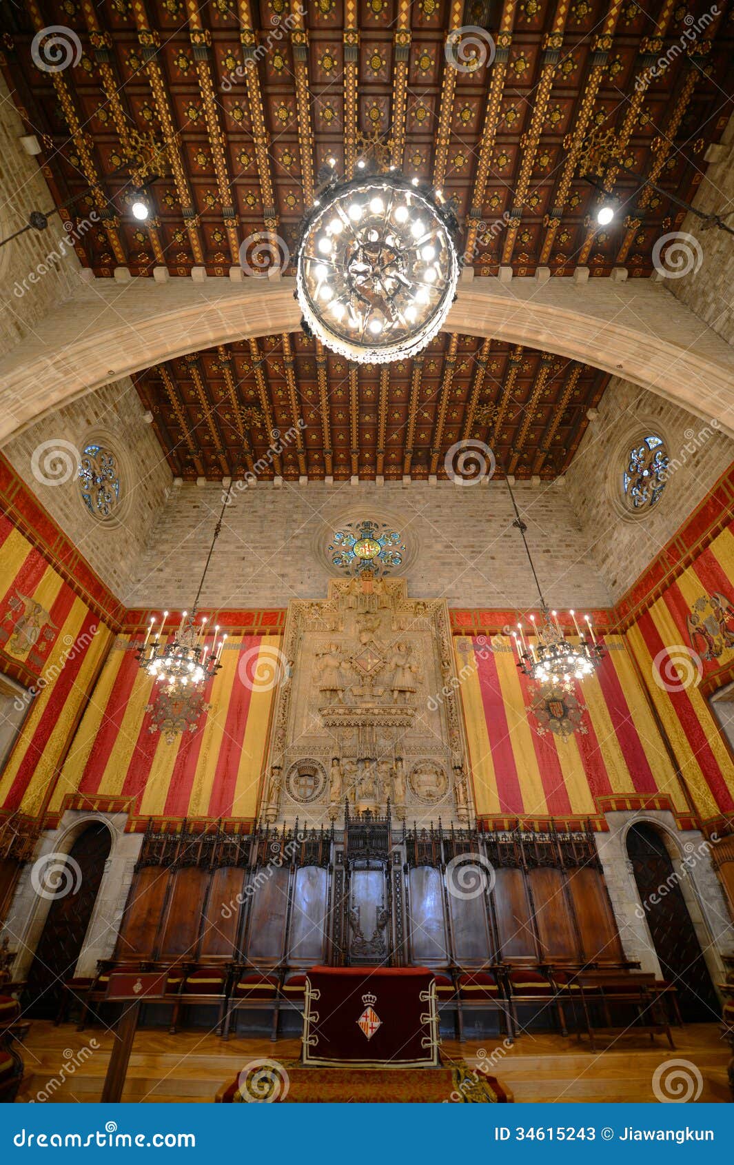 barcelona's town hall, barcelona, spain
