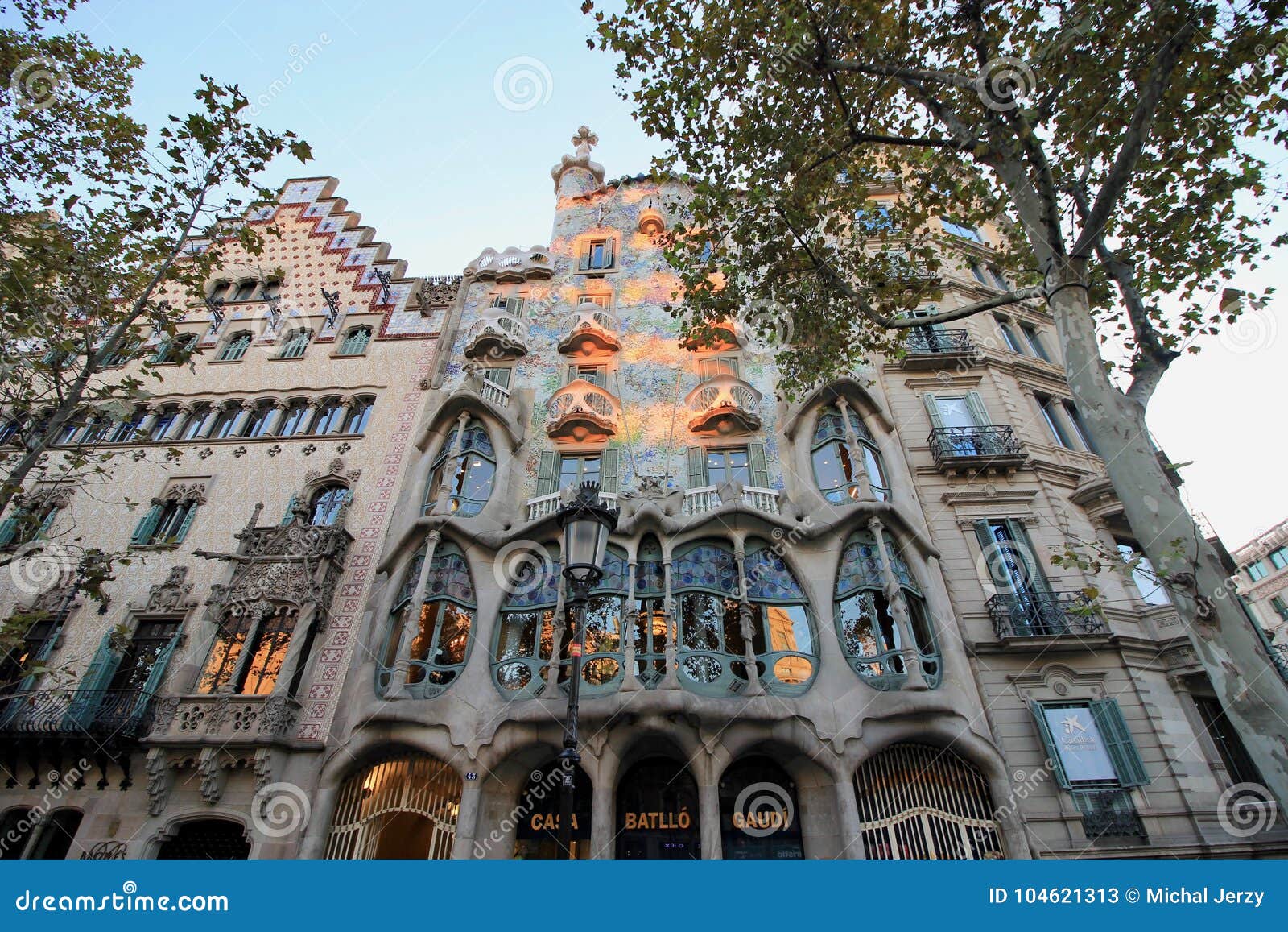 Barcelona, Spain, Casa Batllo Museum Editorial Stock Photo - Image of ...