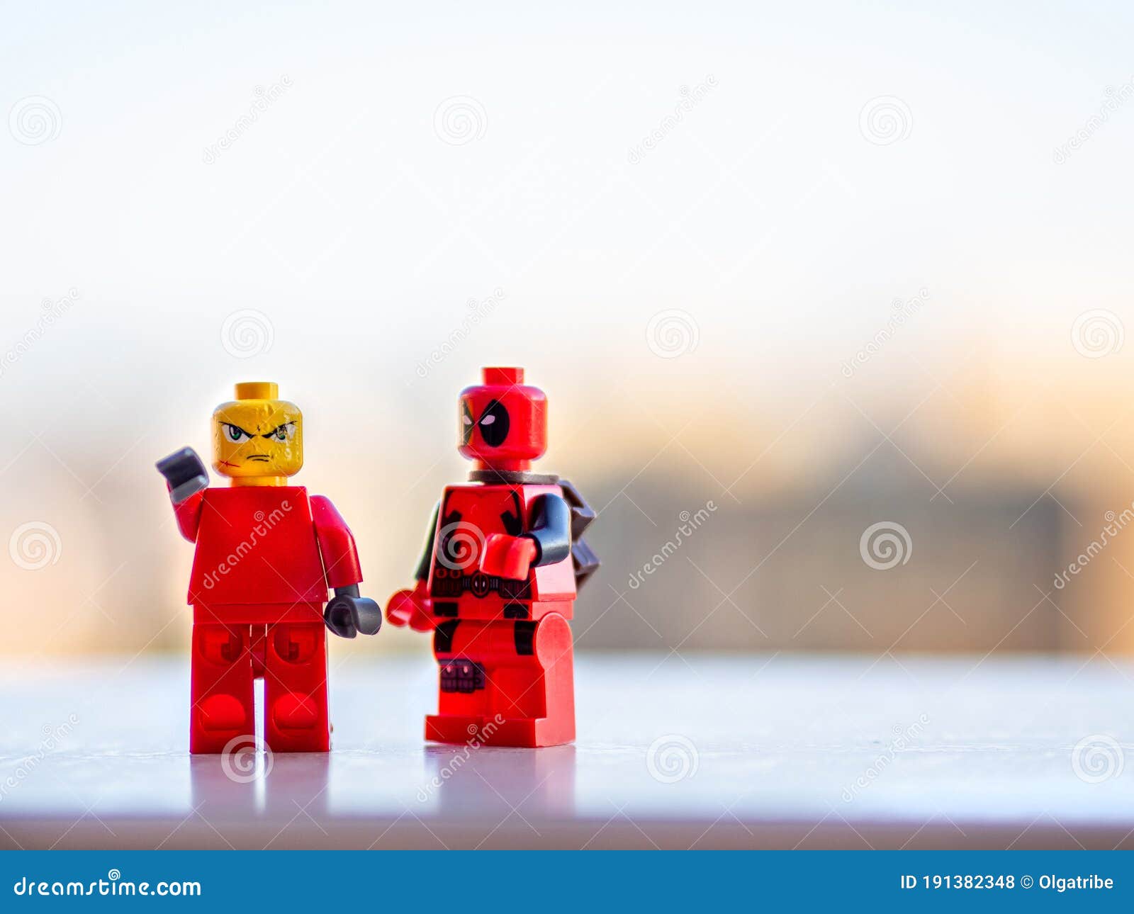 G3-Deadpool Two Face-Custom Minifigures Gashapon MOC lego-new in blister 