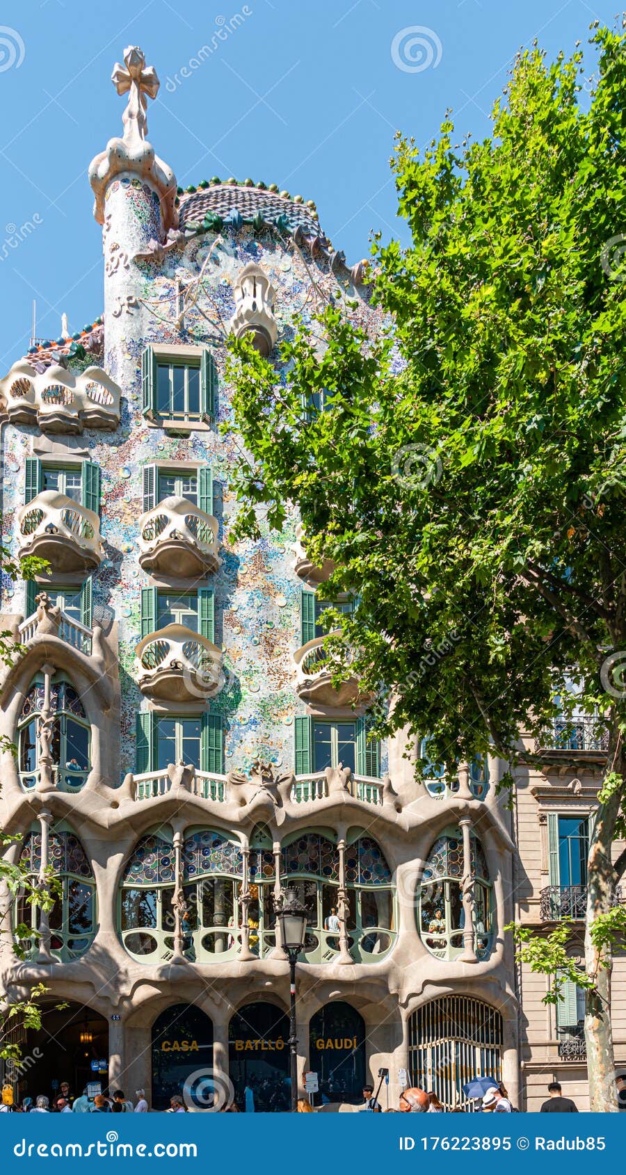 Casa Batllo Designed by Antoni Gaudi is One of the Main Attractions in ...