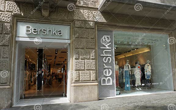 Barcelona, Spain - May 25, 2023: Bershka Store. Bershka Was Set Up in ...
