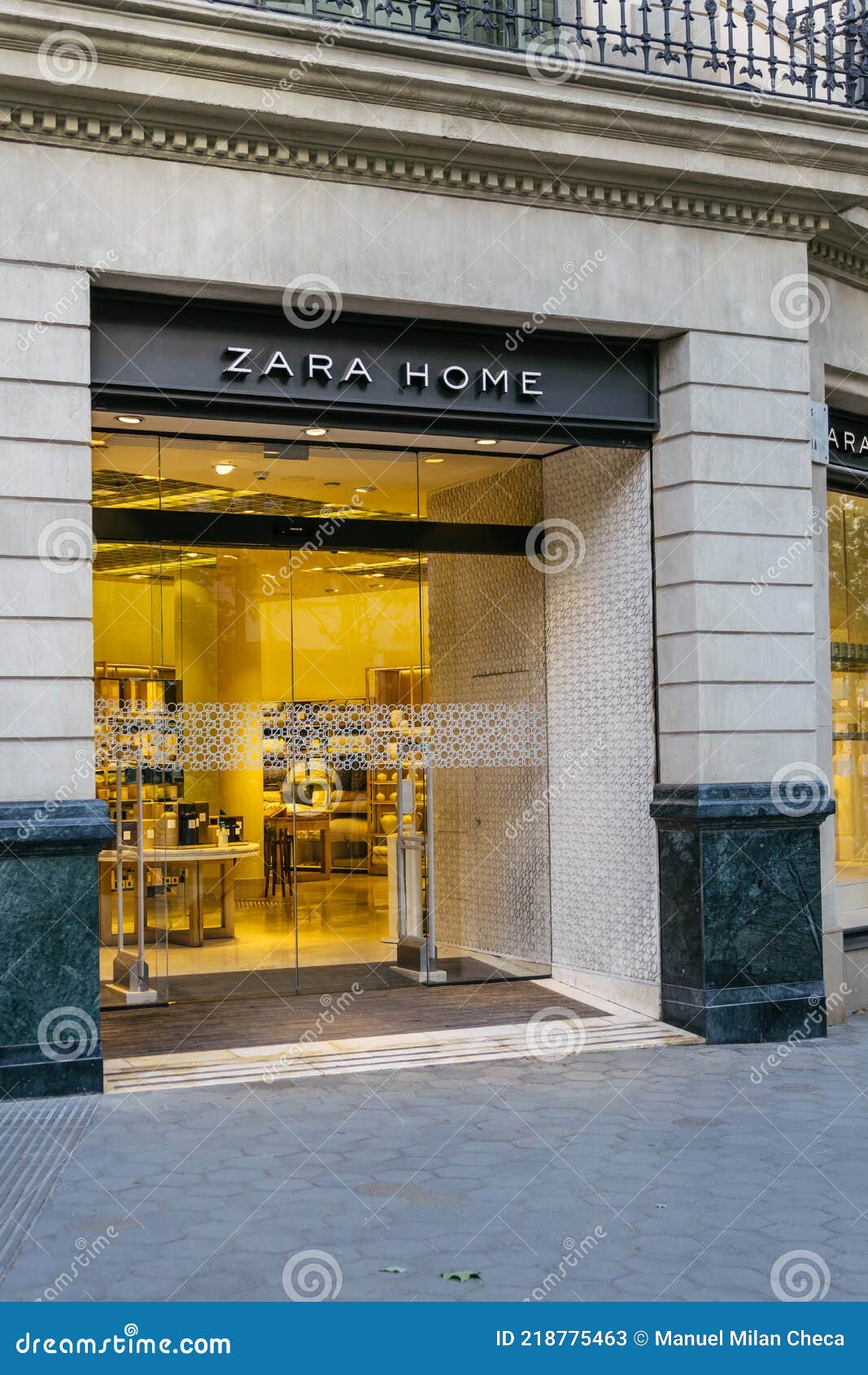Barcelona, Spain - May 11, 2021. Logo and Facade of Zara Home, a Chain of  the Inditex Group Specialized in Fashion and Home Editorial Stock Photo -  Image of fashion, accessories: 218775463
