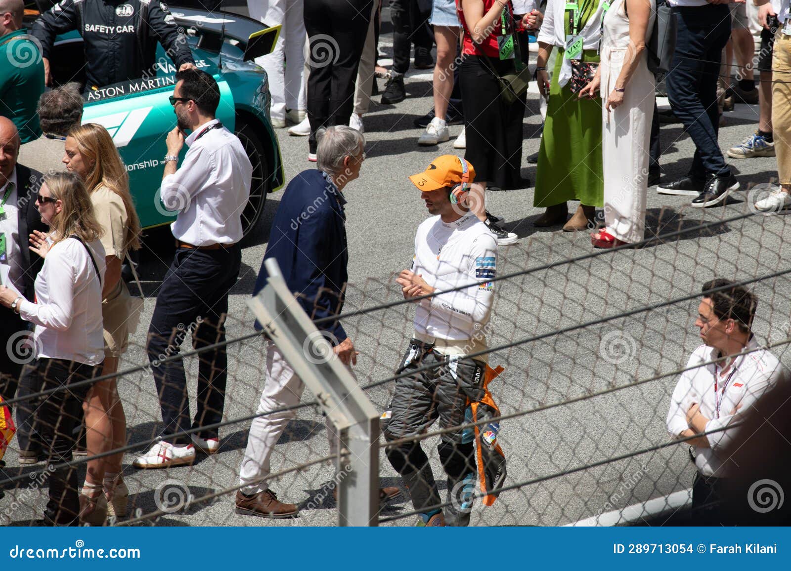 Barcelona, Spain - May 22nd, 2022: Daniel Ricciardo in Self-Focus ...