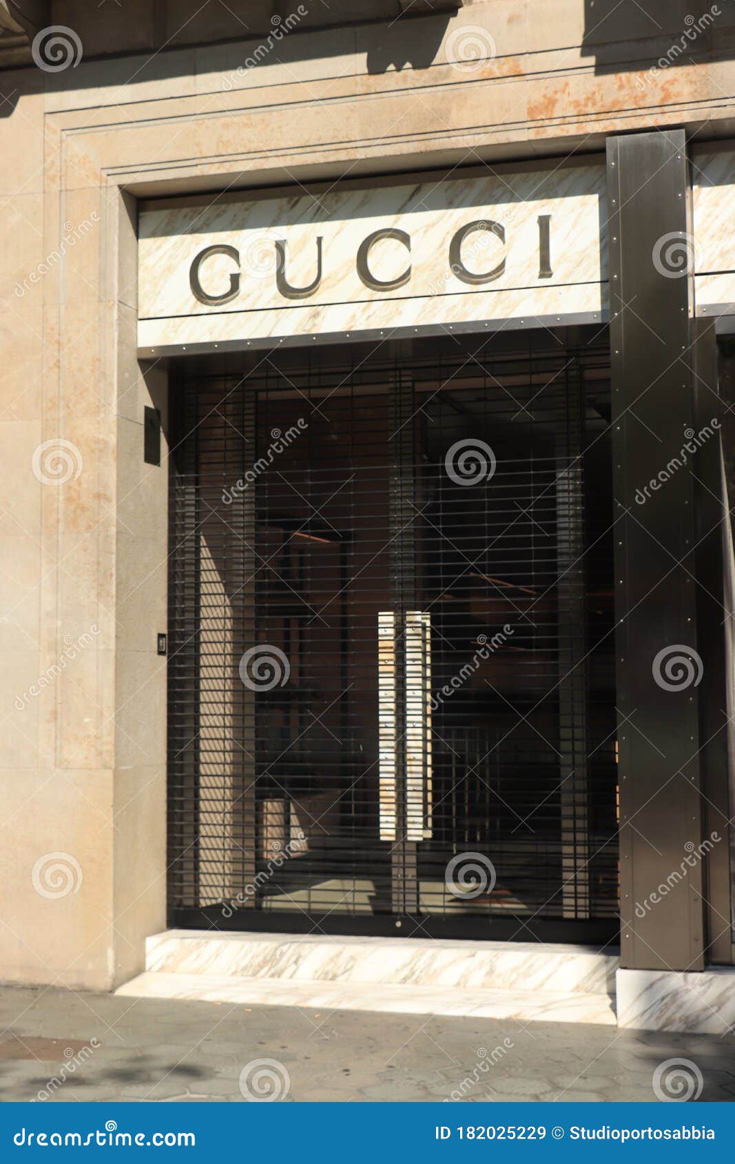 Barcelona, Spain - September 29th, 2019: Gucci Store Editorial Stock Image Image of city, jugendstil: 182025229