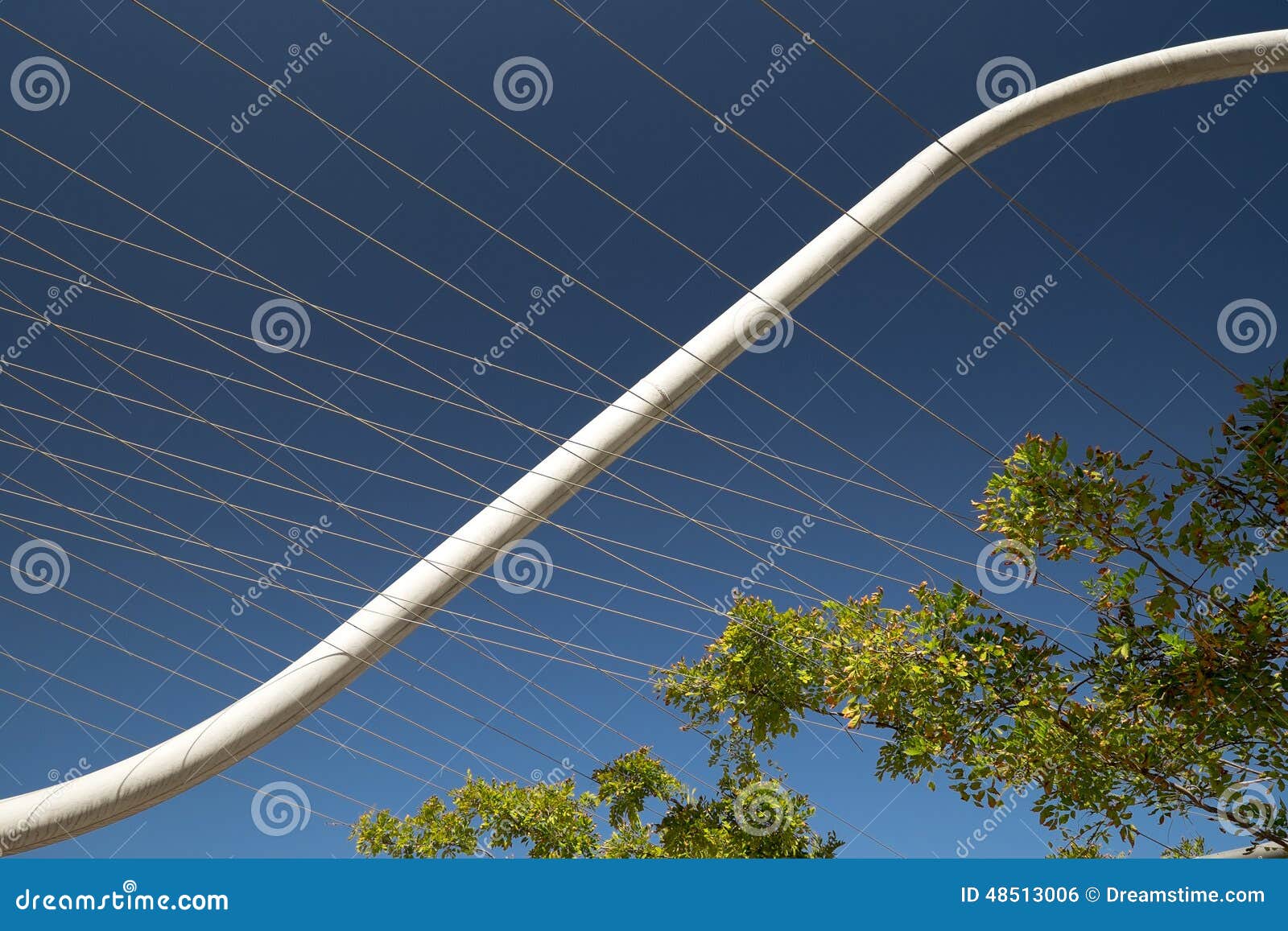 Barcelona Structure. Tensio-Structure in Barcelona, Spain close to Convention Center