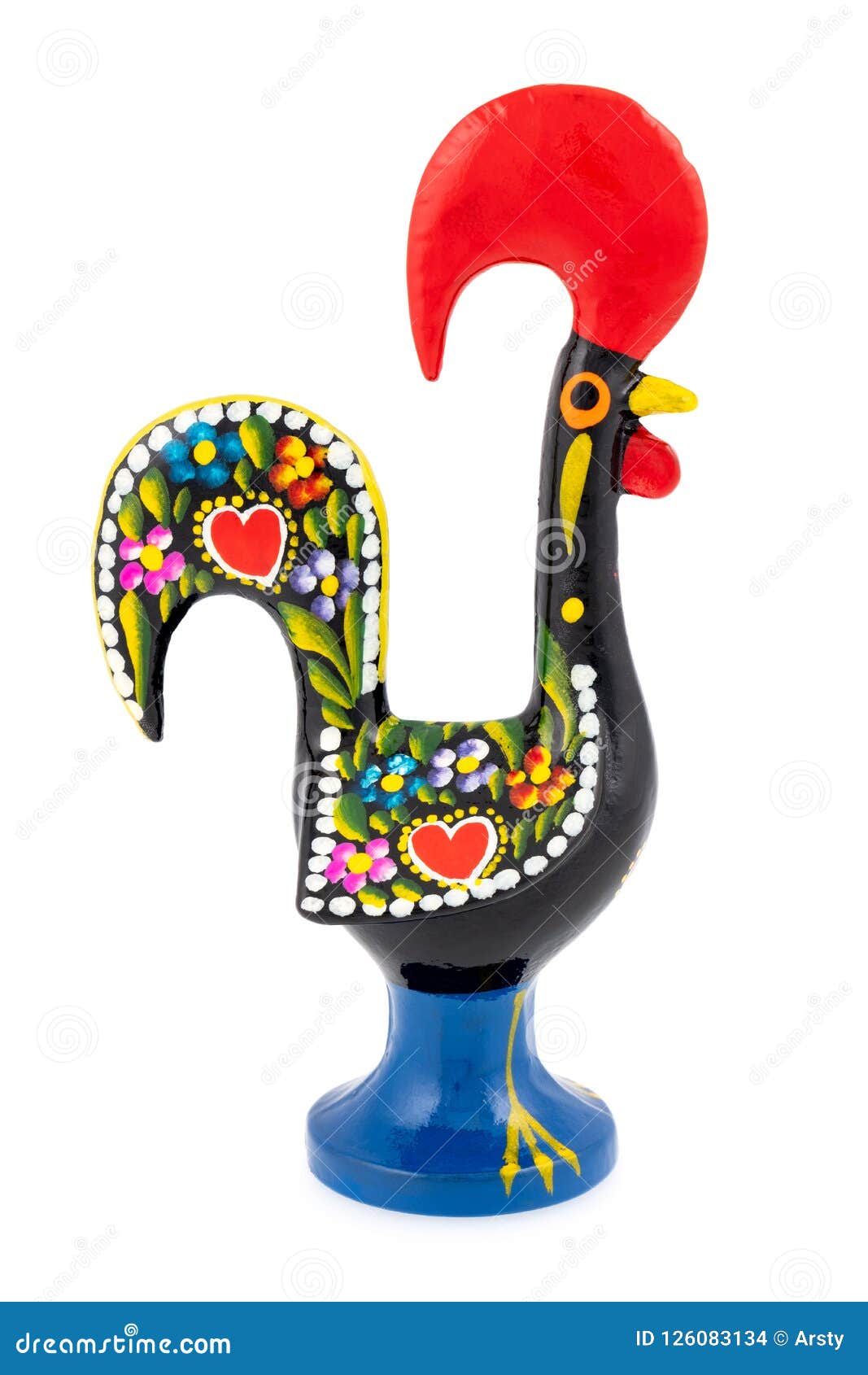 Barcelos Hahnzahl Stockfoto Bild Von Historisch Statuette 126083134