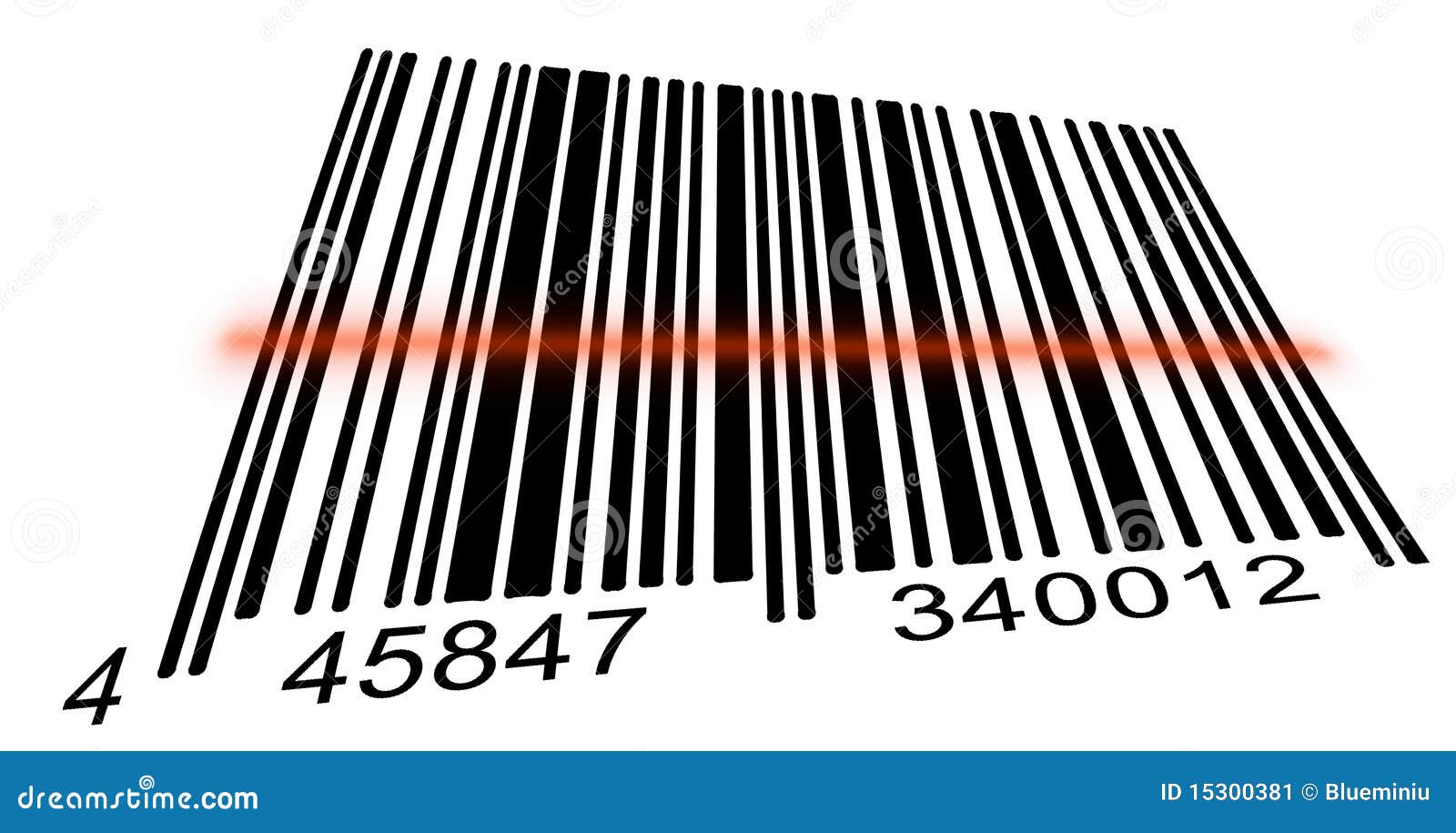 Barcode. Bar code on a white background