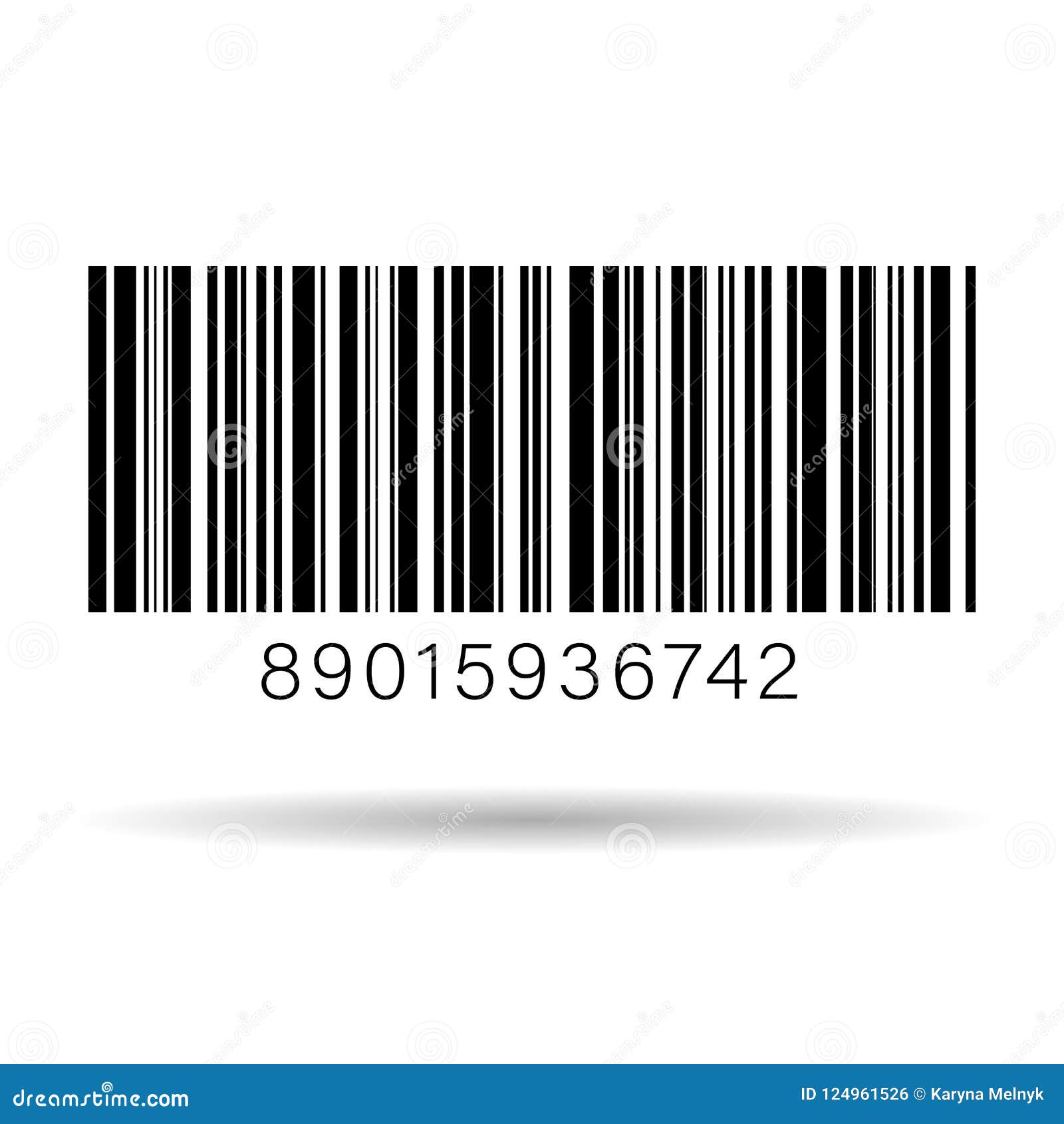 Barcode Isolated on Transparent Background. Stock Vector - Illustration of  american, electron: 124961526