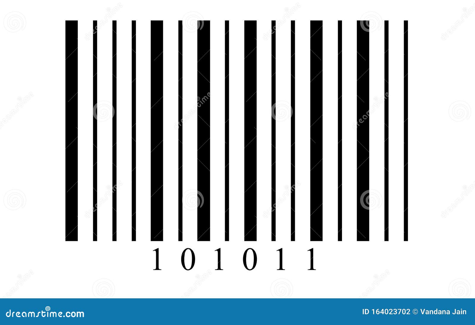 Barcode.Barcode Vector.a Simple Black Barcode Like it is Used on Nearly All Products Stock