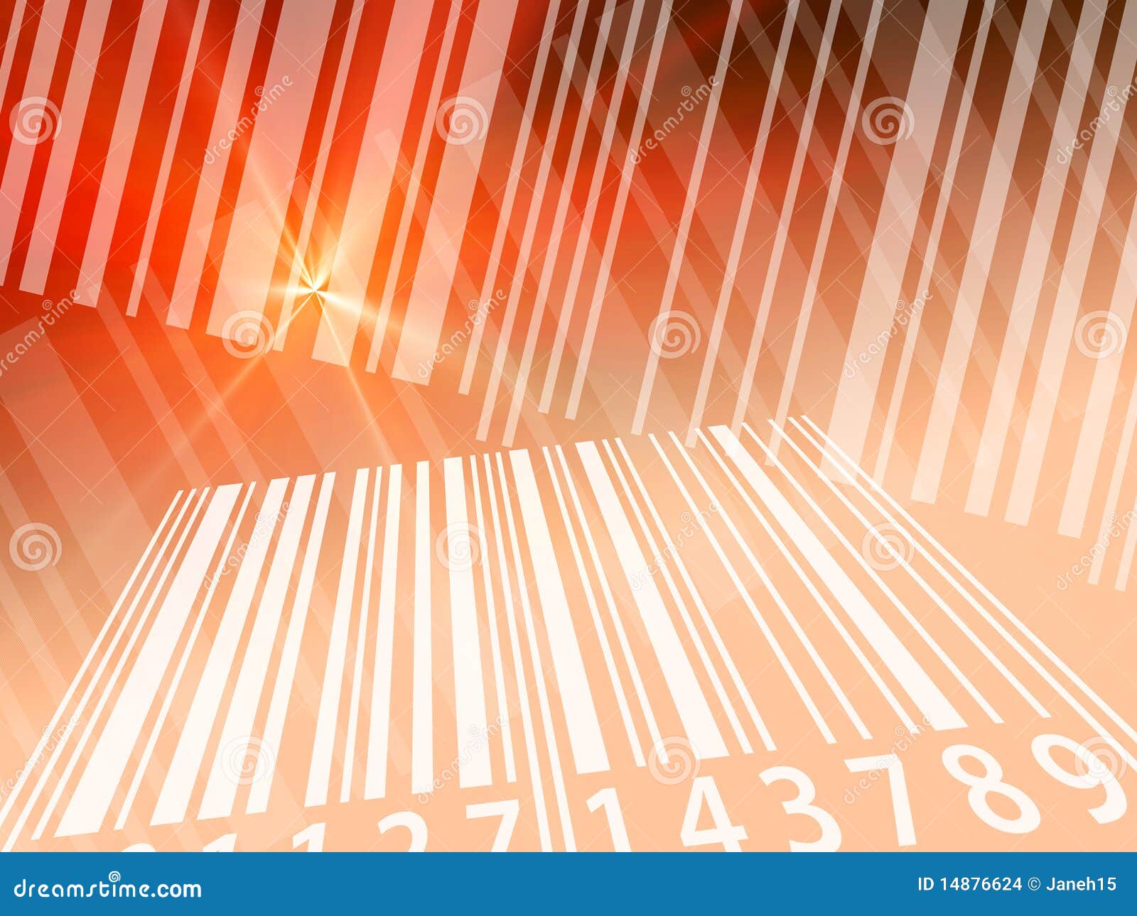 Barcode pattern stock illustration. Illustration of pattern 14876624