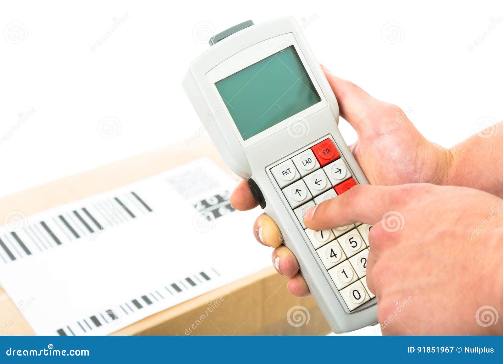 Barcode Scanning stock image. Image of isolated, messenger - 91851967