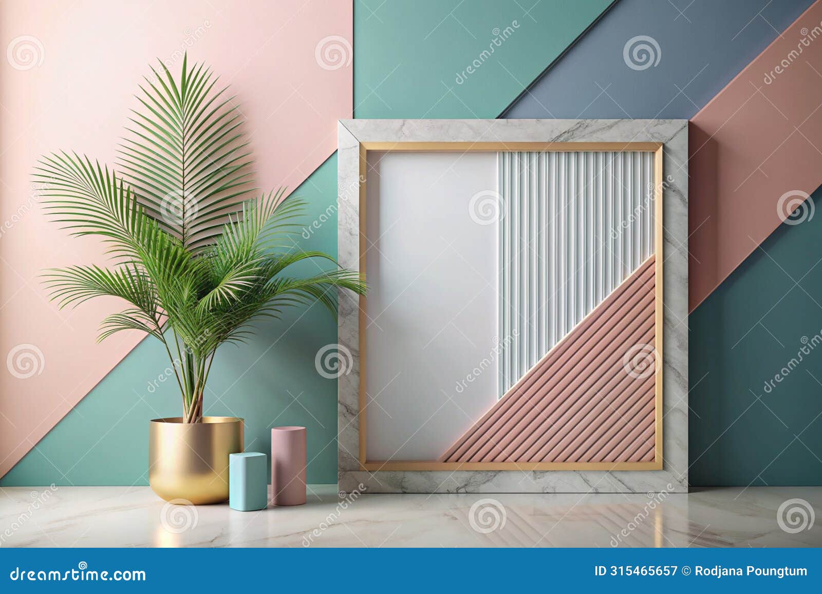 a bare bones geometric backdrop ideal for highlig