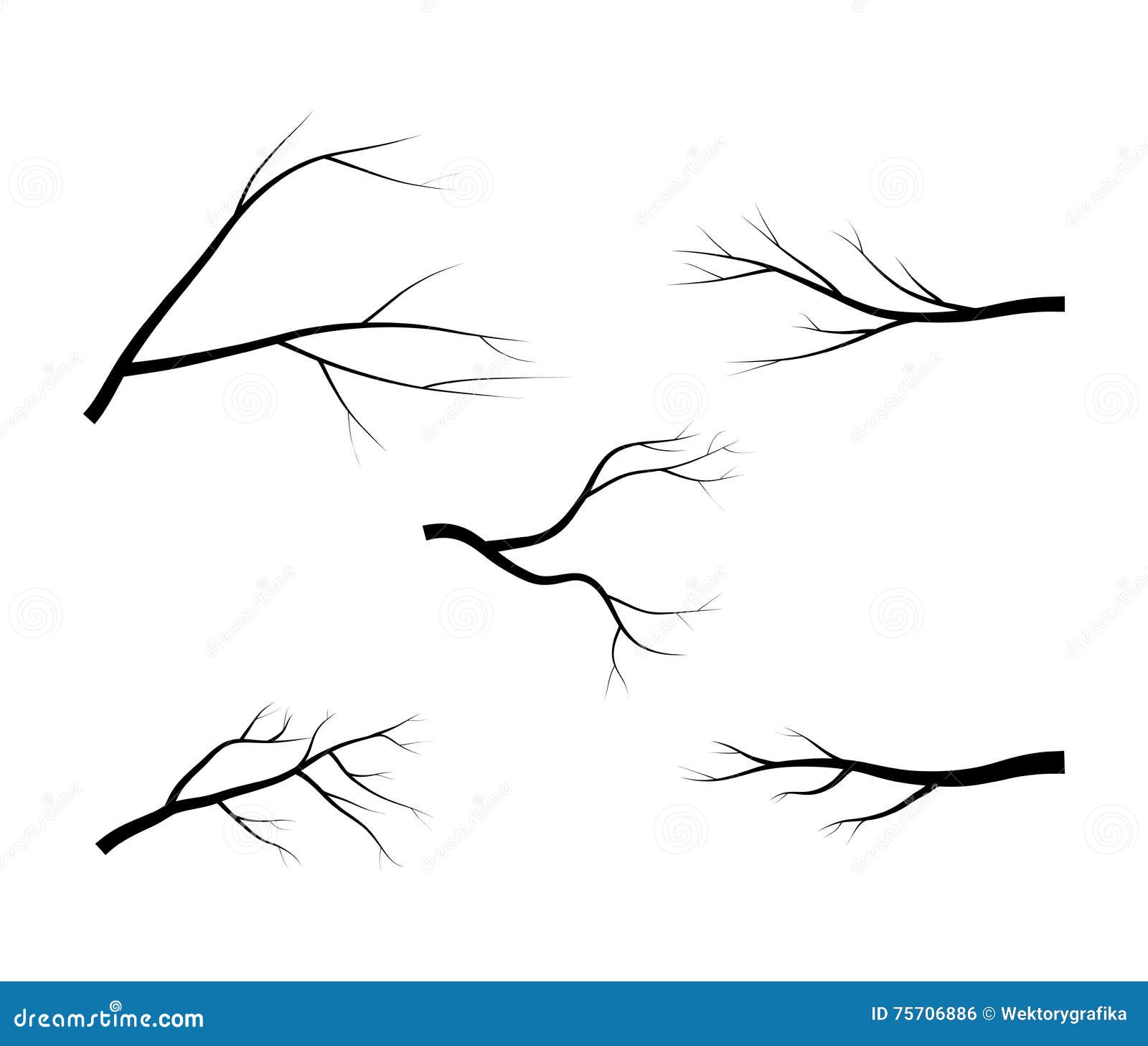 Download Bare Branch Tree Silhouette Vector Symbol Icon Design ...