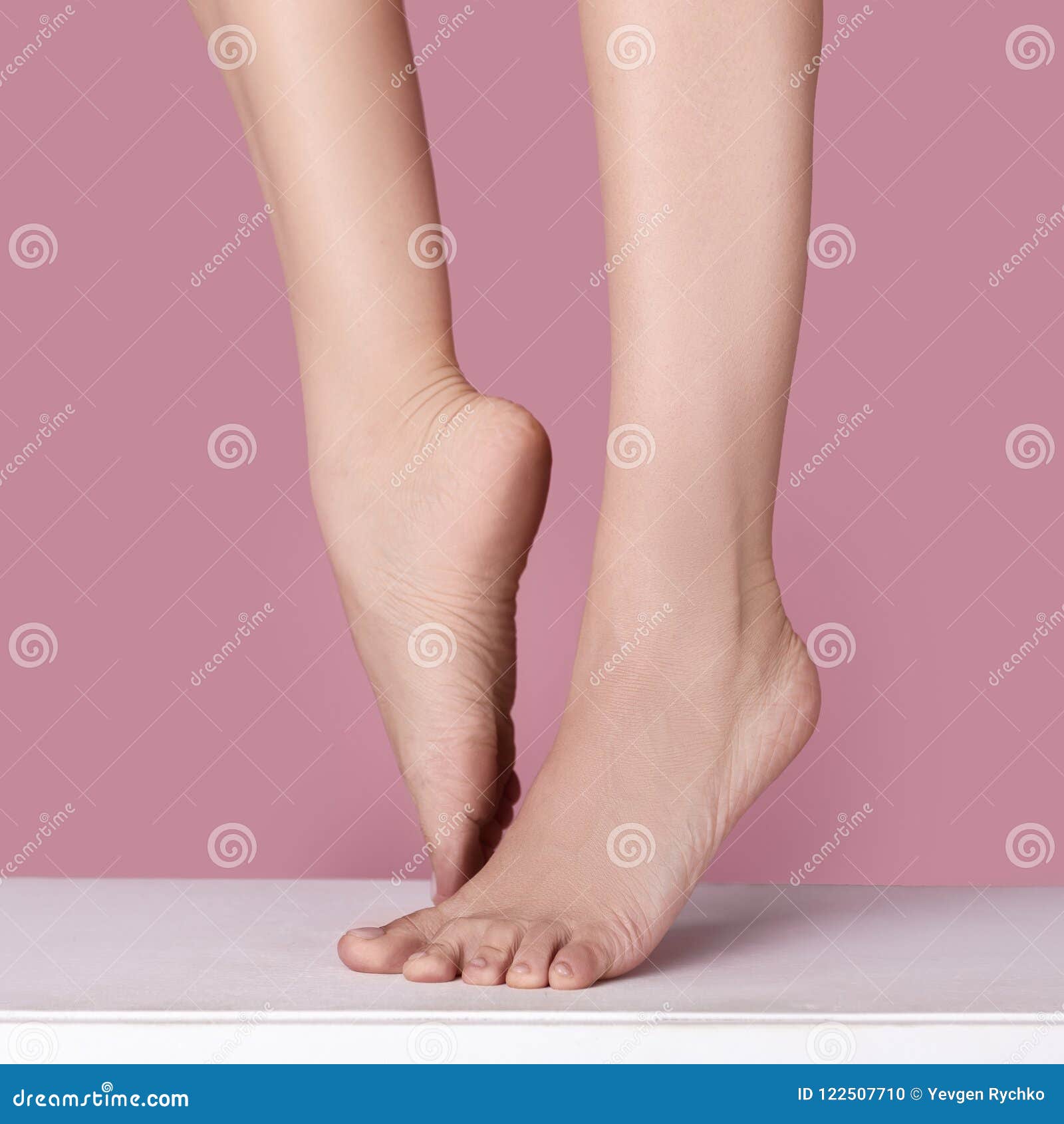 Bare feet of a woman stock photo. Image of pedicure 122507710