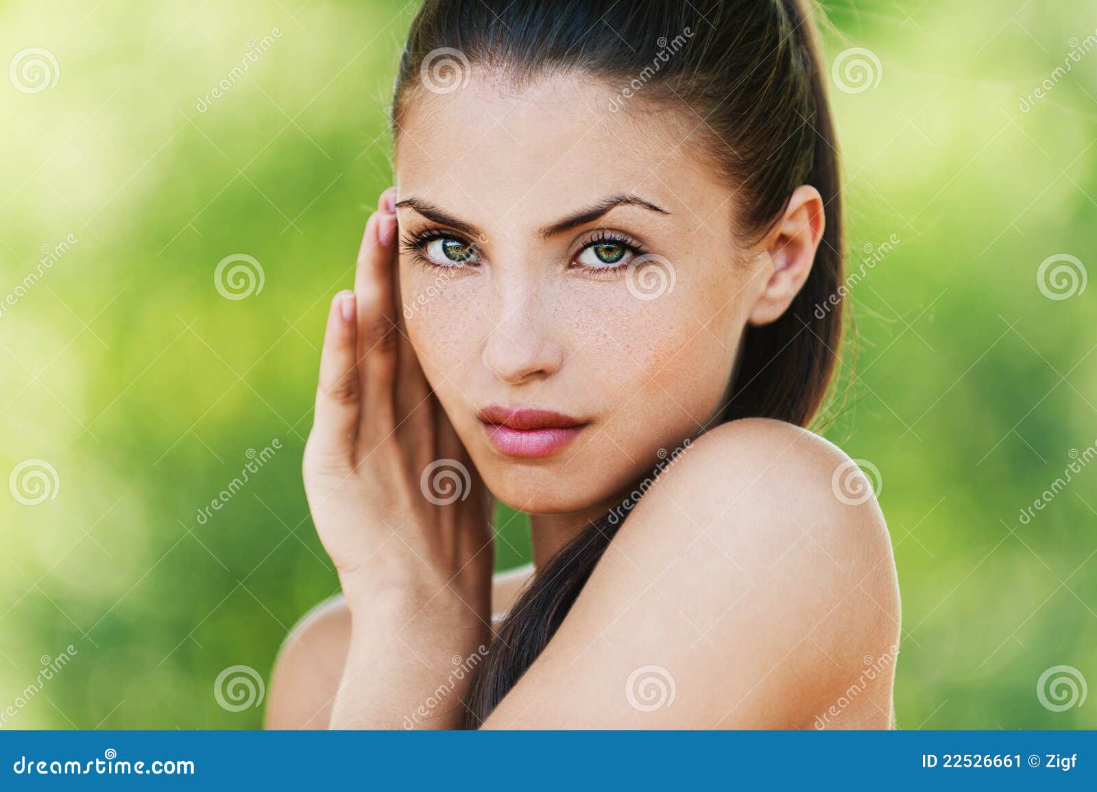 Bare young woman stock image. Image of bare, figure, dreary - 22526661