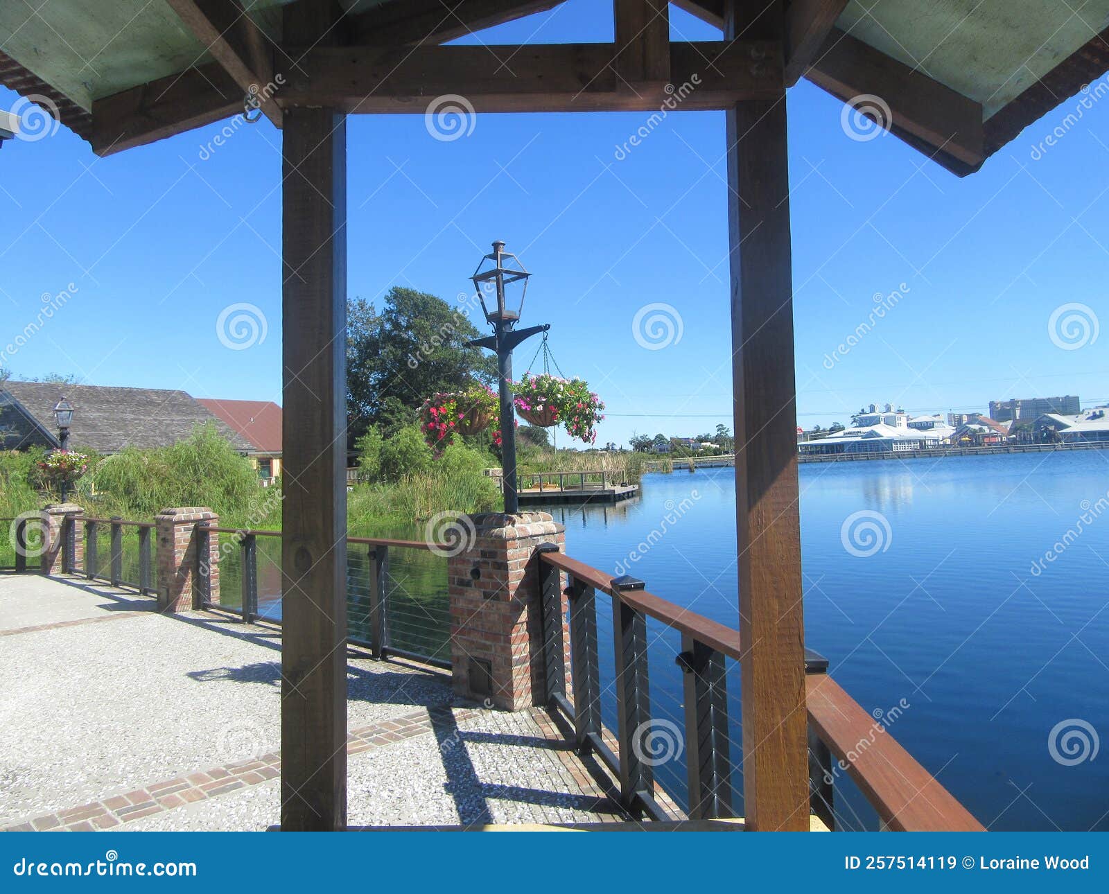 Barefoot Landing stock image. Image of lake, carolina 257514119
