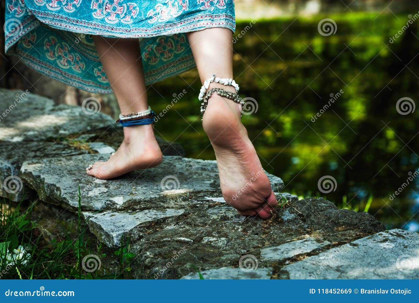 Barefoot Boho Girl