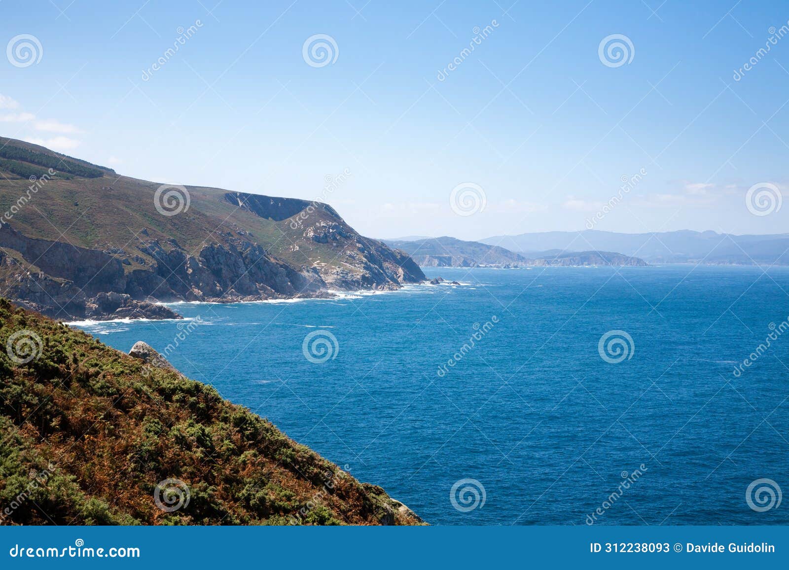 bares coastline landscape, galicia, spain