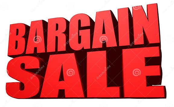 Bargain sale stock illustration Illustration of price 35615152