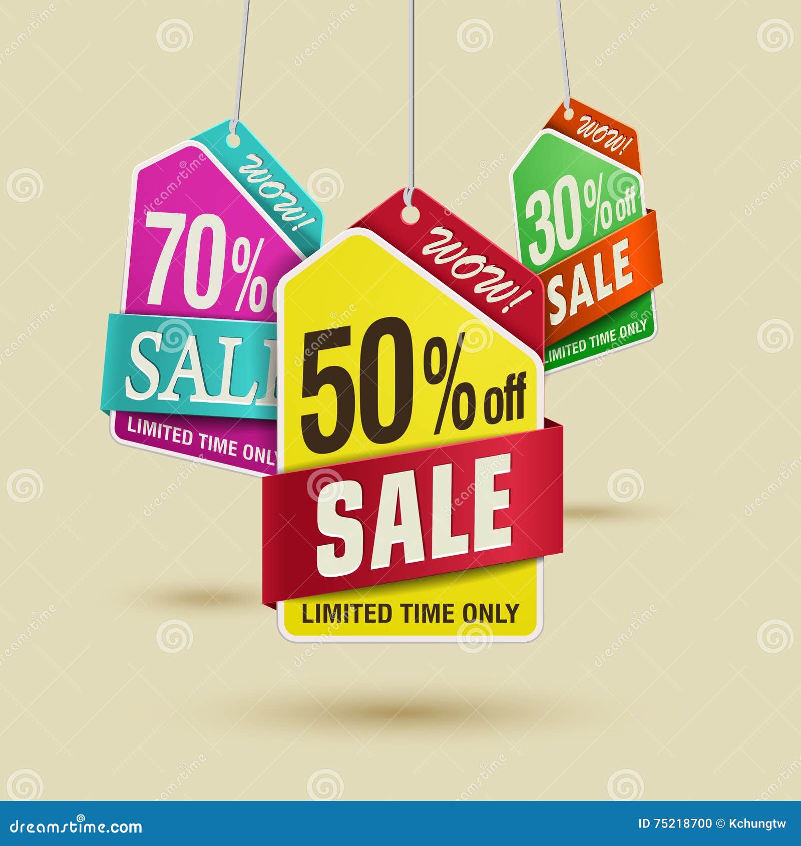 Bargain Sale Discount Label Stock Illustration Illustration of