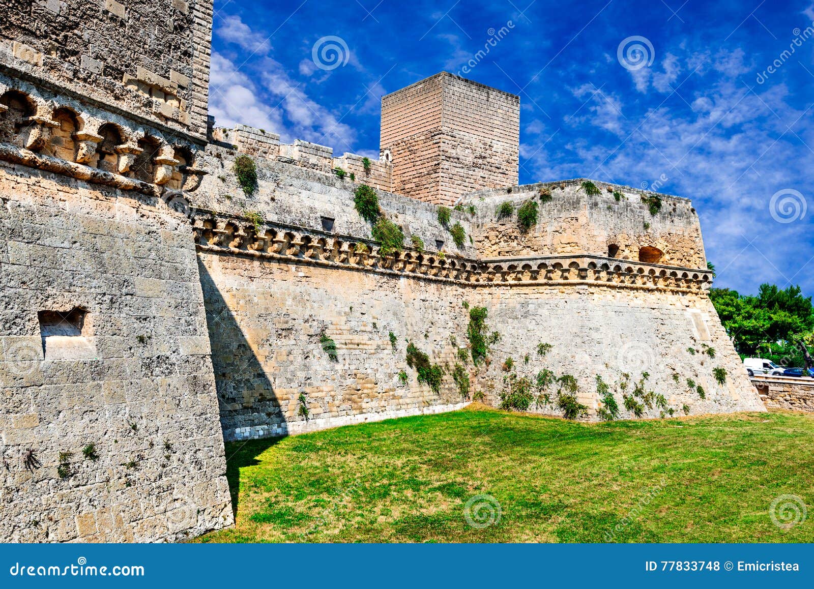 bari, puglia, italy - castello svevo