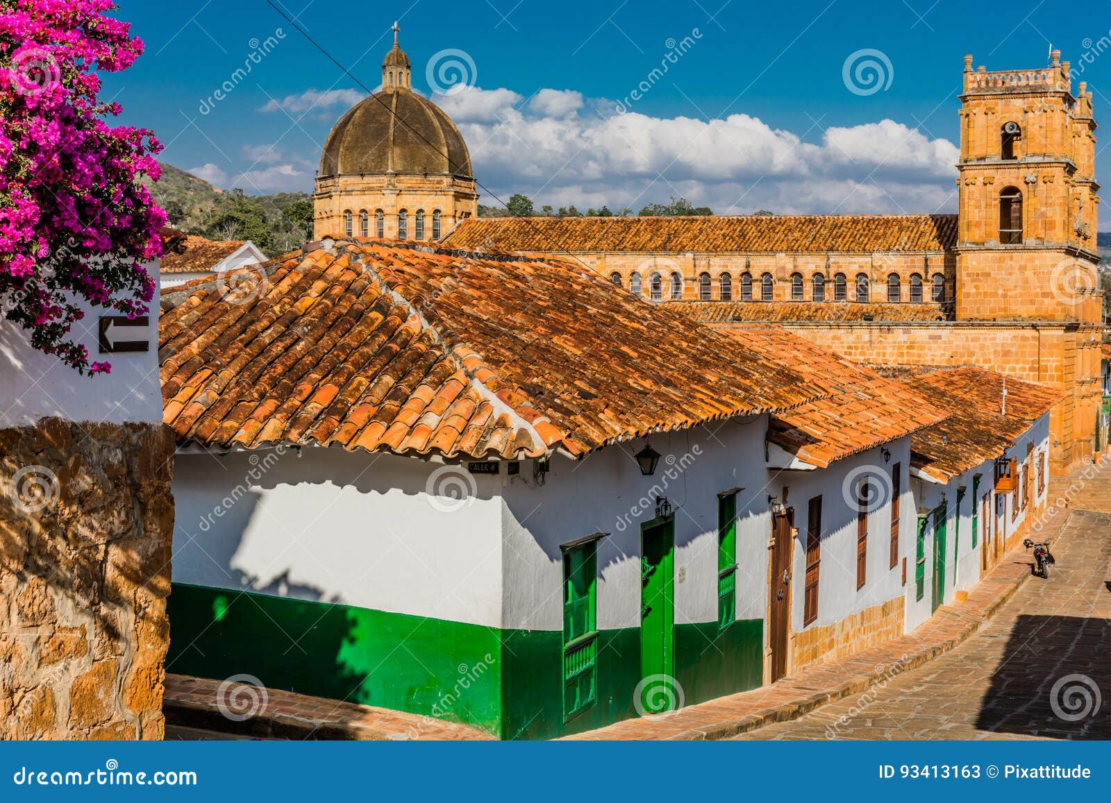 barichara skyline cityscape santander colombia